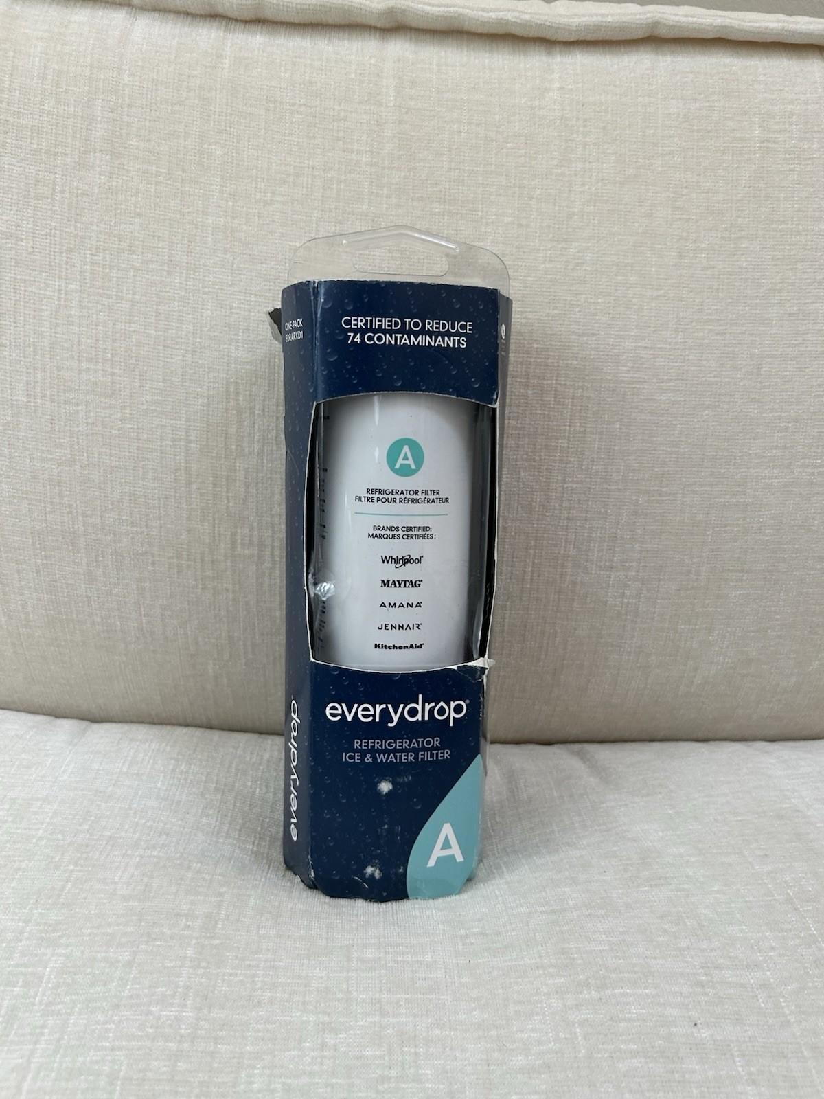 EveryDrop Filter A Water Filter New Damaged Box