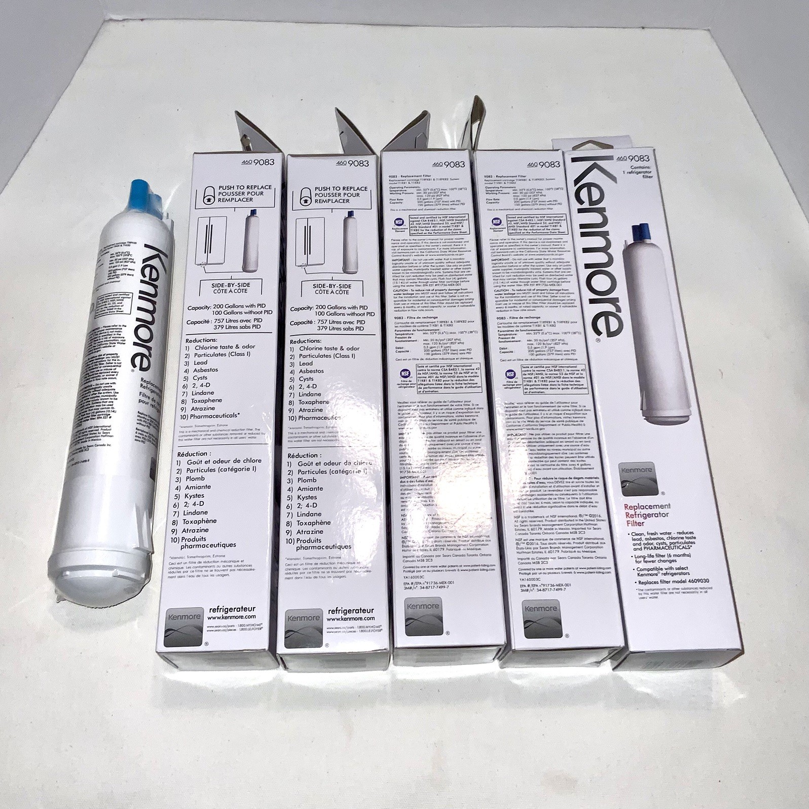 5 PACK – 460-9083 Replacement Refrigerator Water Filter Cartridges Fits: Kenmore
