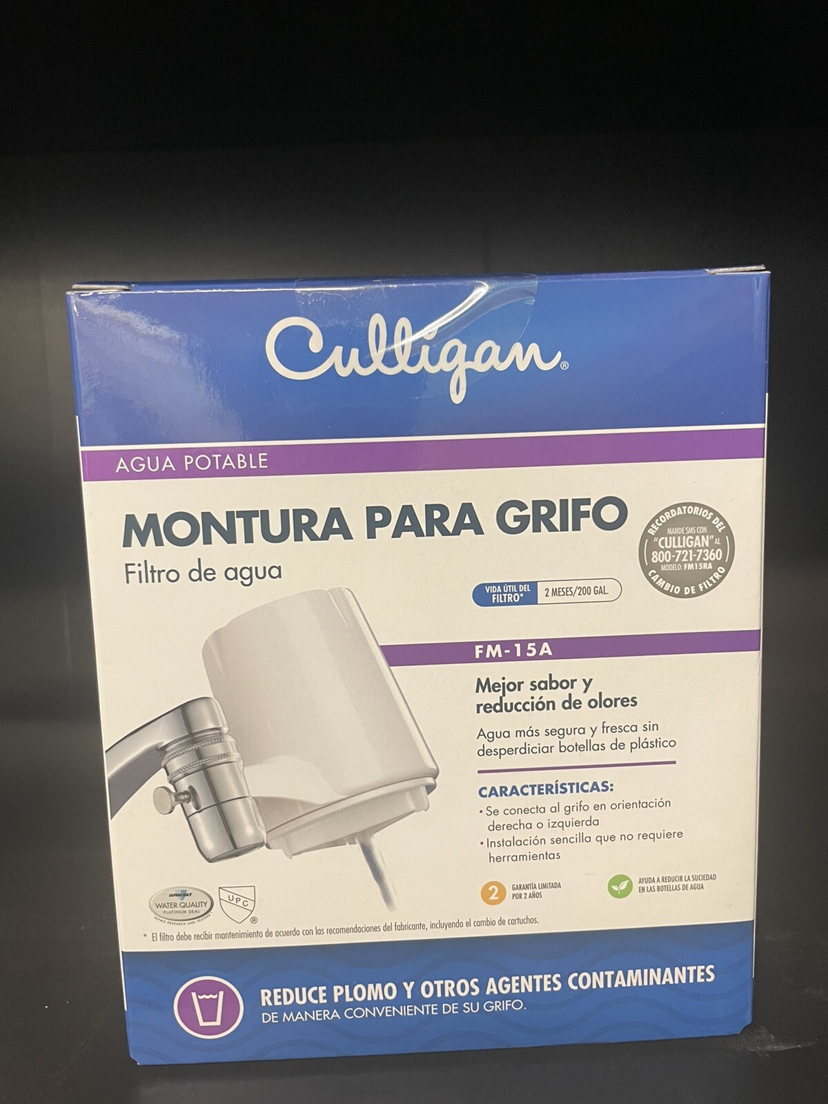 Culligan FM-15A Water Filter, 200 gal Capacity, 0.6 gpm