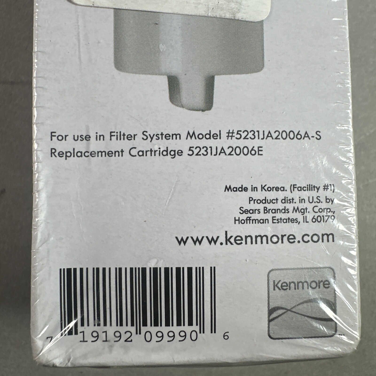 New Kenmore OEM Clear 46-9990 Premium Refrigerator Filter Sealed 469990 9990 NIB