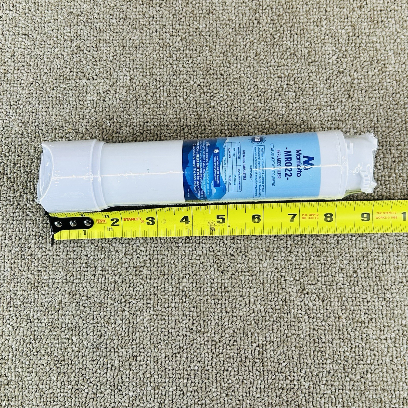 Marriotto MR022 Replacement Water Filter – EPTWFU01/EPTWFU01C/EWF02
