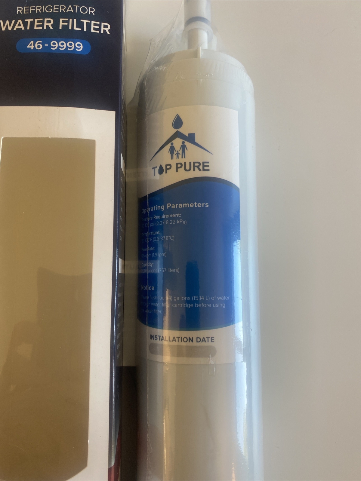 NEW Top Pure Refrigerator Replacement Water Filter for Select Kenmore 46-9999