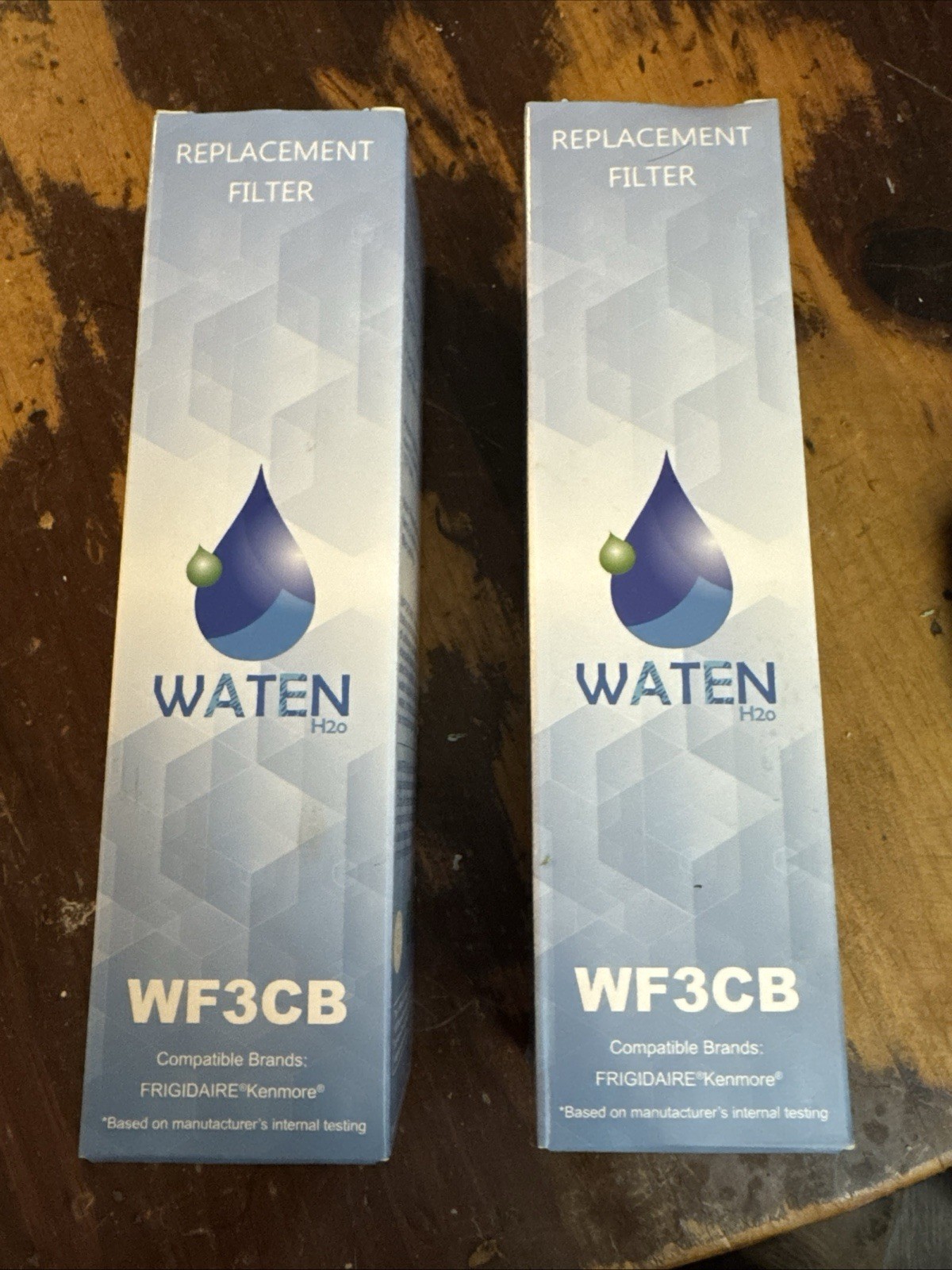 NIB – 2 Pack Waten H20 Replacement Water Filter WF3CB – Frigidaire / Kenmore