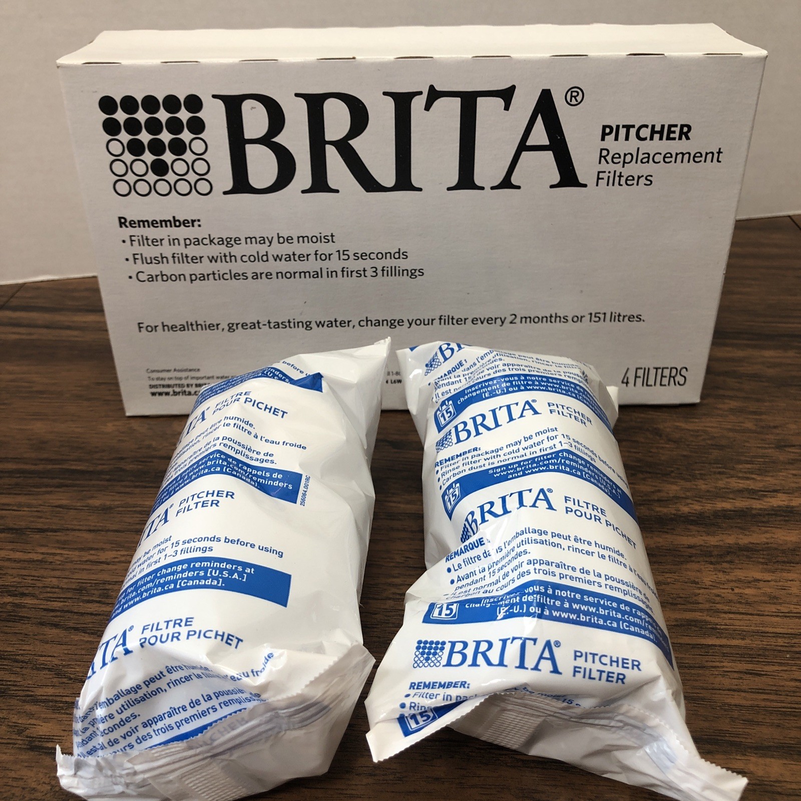Brita Genuine 987554 Water Standard Replacement Filters 6 Packs, 12 Month Supply