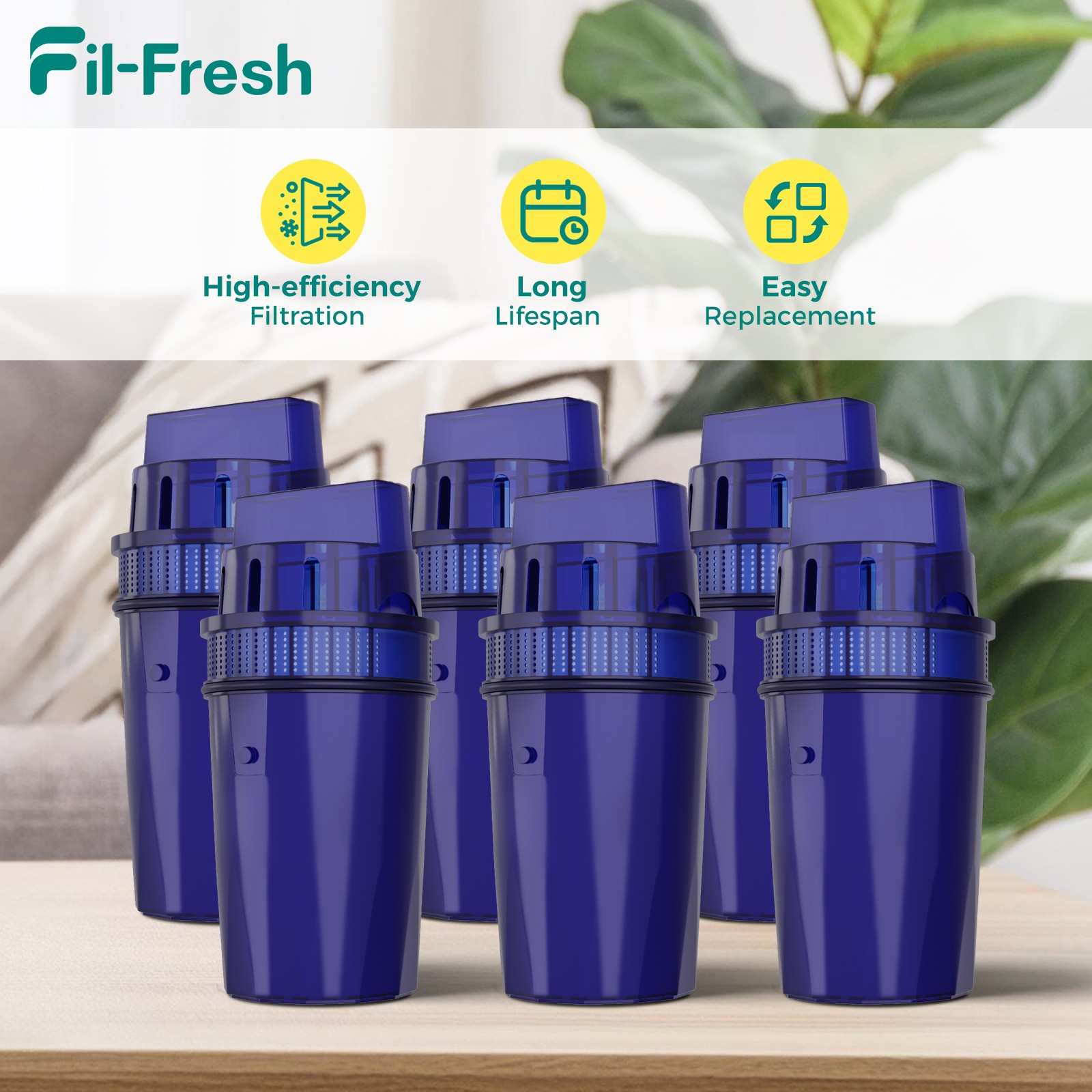 3/4/6-Pack PPF900 Pitcher Water Filter Replacement PPF900Z Certified Filter US