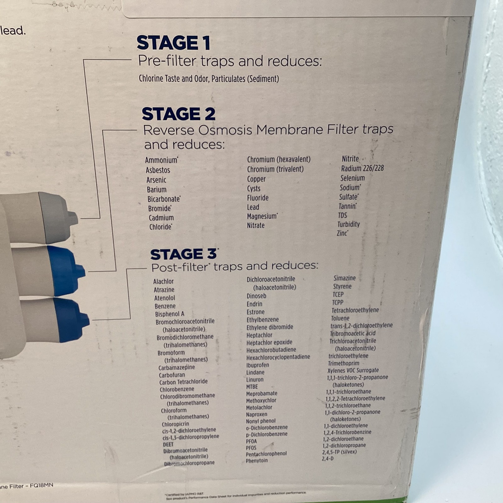GE Appliances GXRQ18NBN Reverse Osmosis Under Sink Water Filtration System