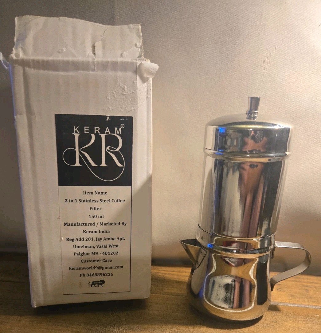 Keram 2 In 1 Stainless Steel Coffee Filter 150 ml India