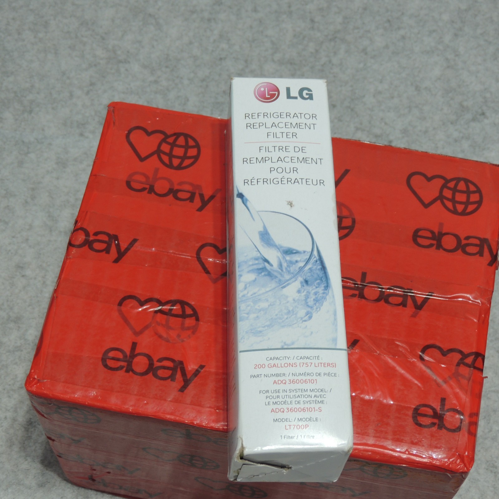 LG LT700P Replacement Refrigerator Water Filter OEM Genuine (ADQ36006101)
