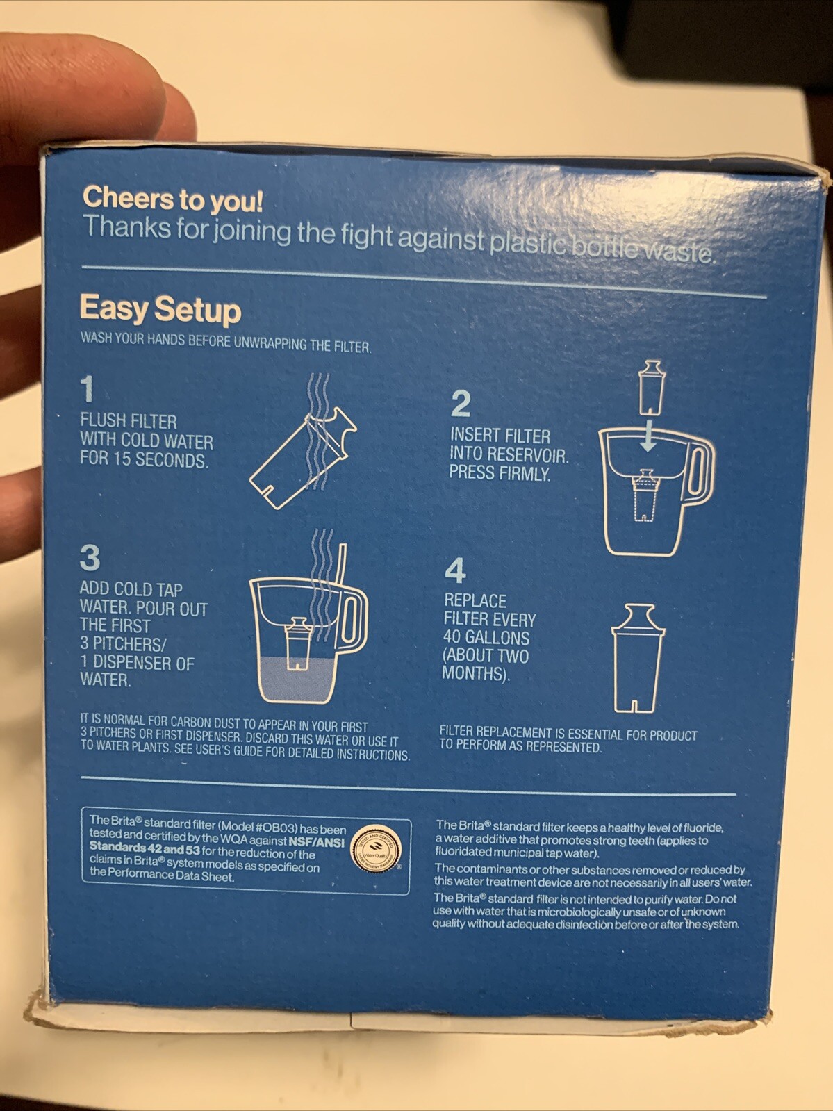 Brita 6-PK STANDARD REPLACEMENT FILTER | PITCHERS & DISPENSERS Water Filtration