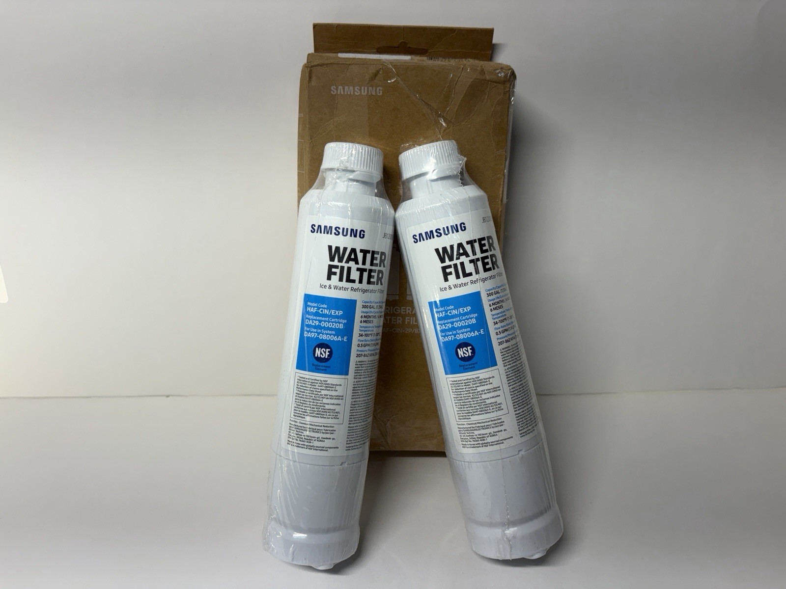 Genuine Samsung Brand DA29-00020B Refrigerator Water Filter – 2 Pack HAF-CIN/EXP