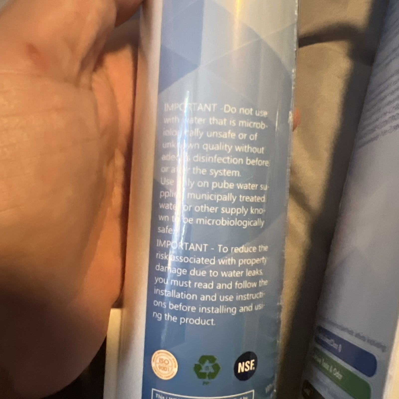 Waten H20 Replacement Filter 4396841 * 43968710 Filter 3 EDR3RXD1