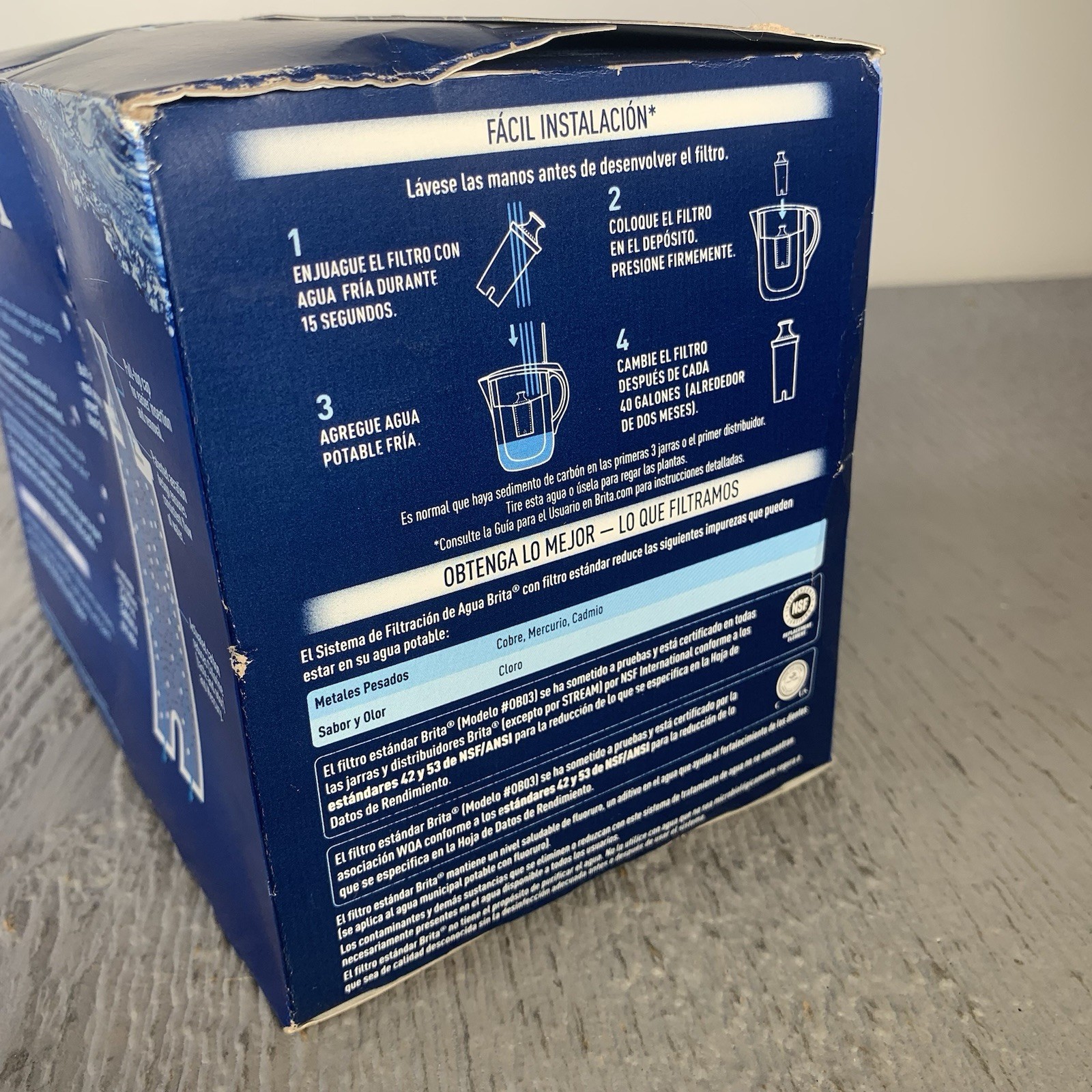 Brita Standard Water Filter Replacement Filters for Pitchers and Dispensers 6 PK