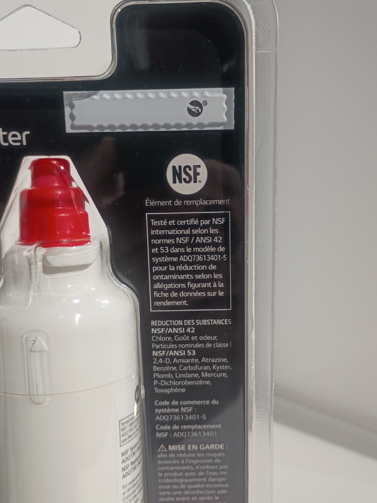 LG LT800P Refrigerator Water Filter ADQ73613403 NSF Certified Genuine OEM 6 Pack