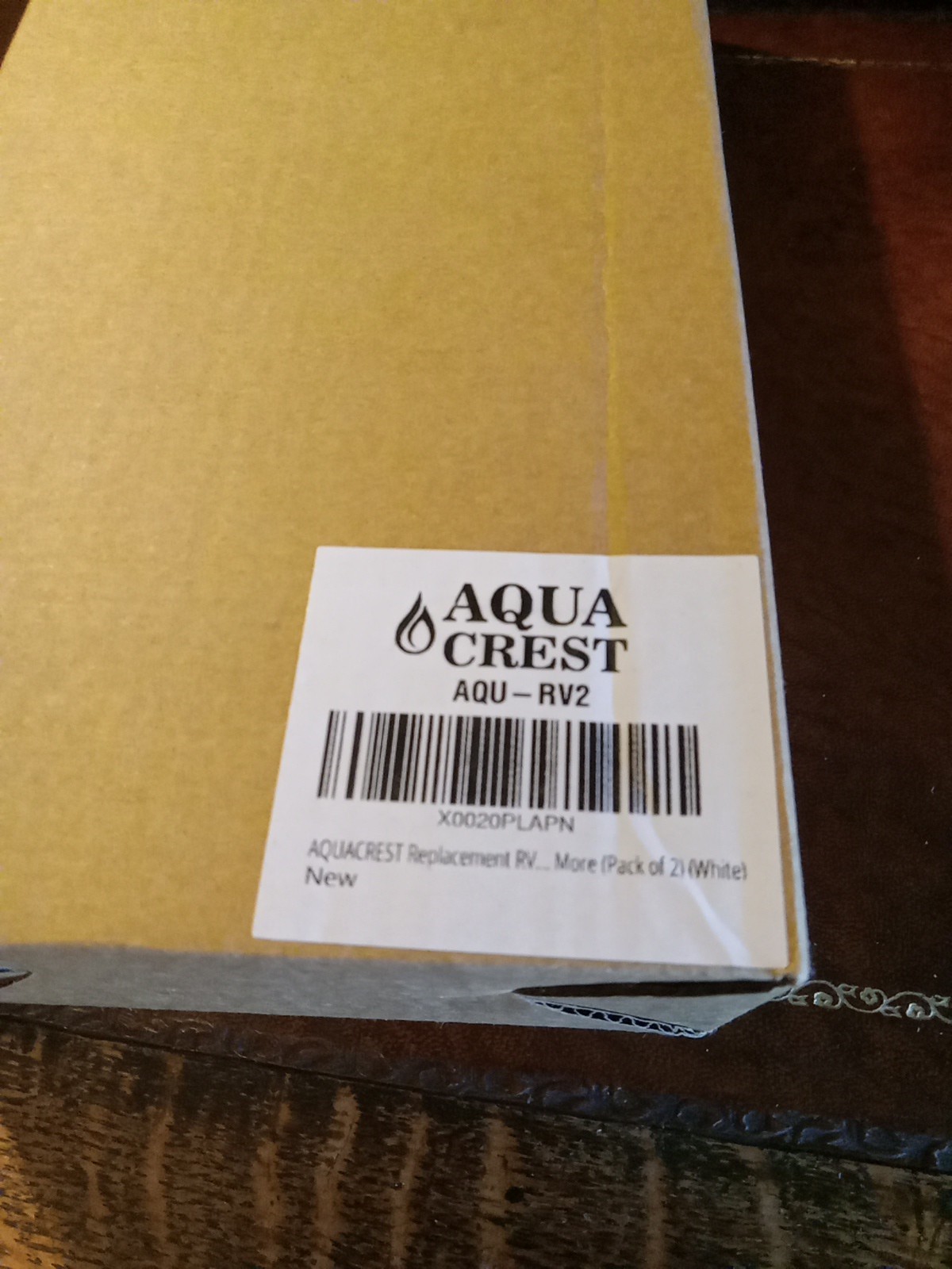 Aqua Crest RV Water Filter 20 Micron High Flow, Replacement Every 3 Months