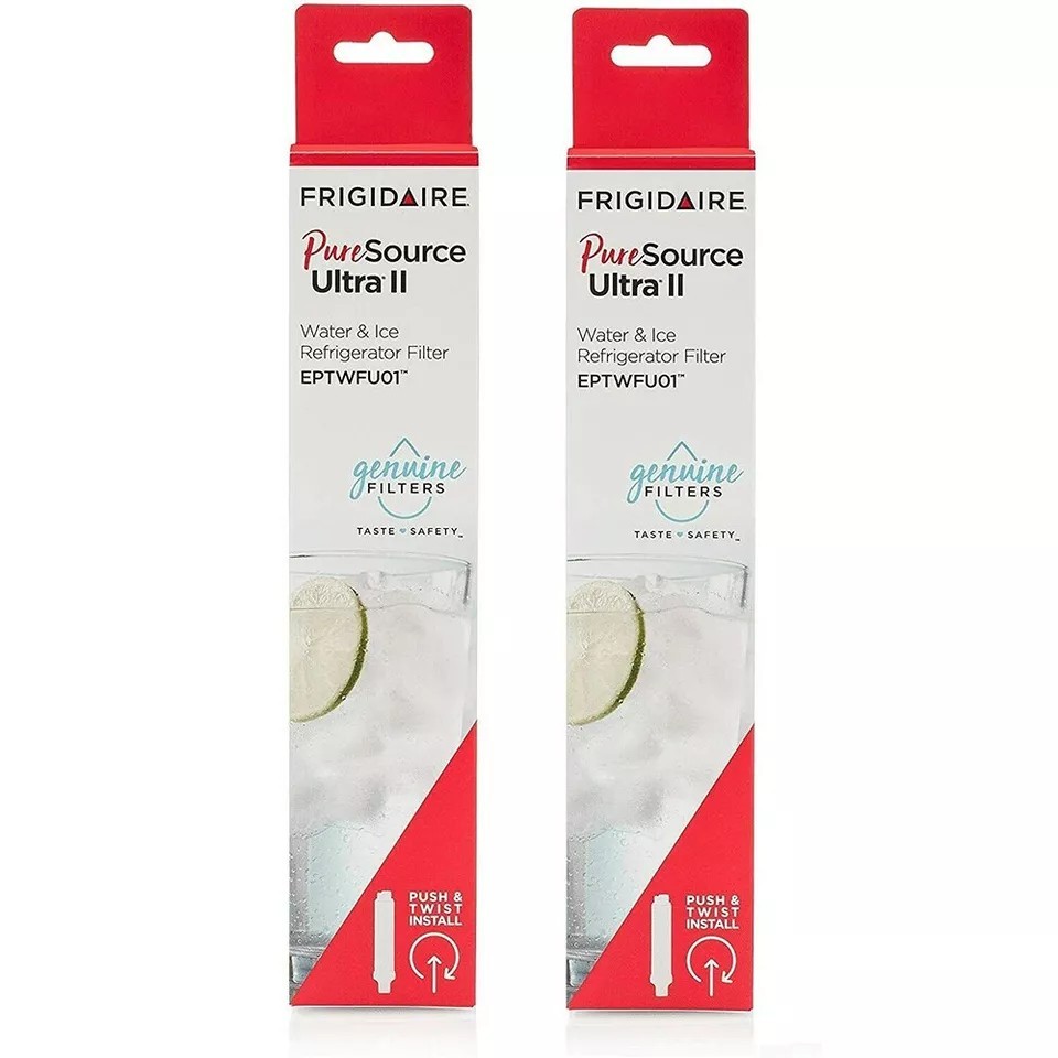 2 PACK NEW Frigidaire EPTWFU01 Pure Source Ultra II Refrigerator Water Filter