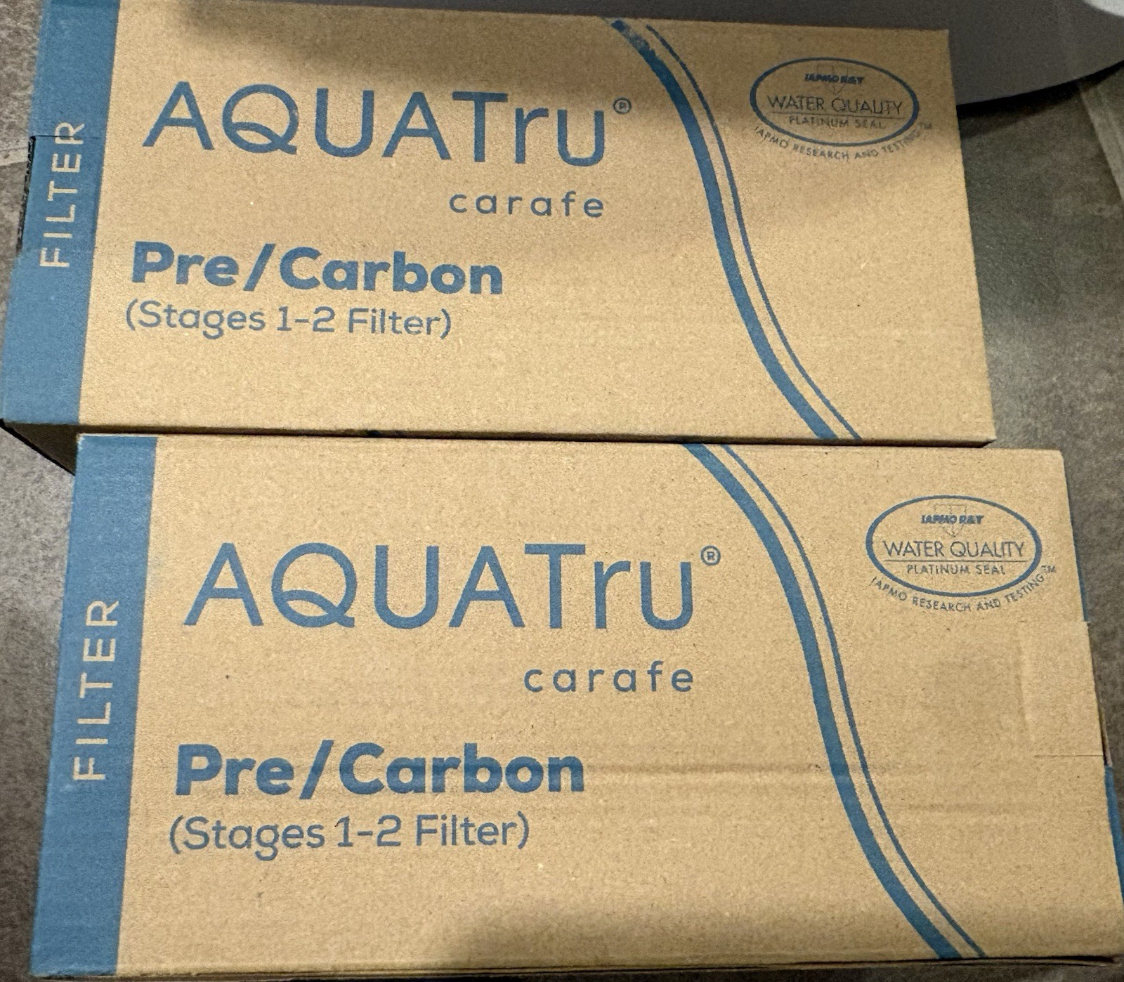 AquaTru Carafe AT100 2 Stage Pre/Carbon Filter – Genuine Filter Of 2