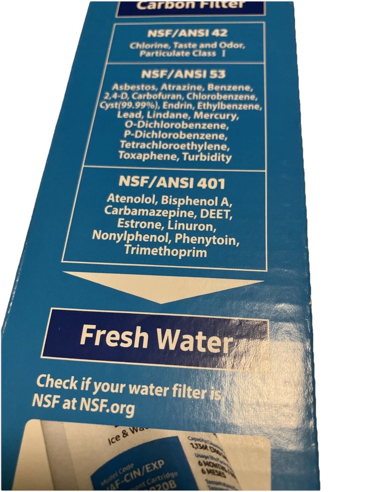 SAMSUNG HAF-CIN/EXP Water/Ice Filter for Refrigerator DA29-00020B DA97-08006A-E