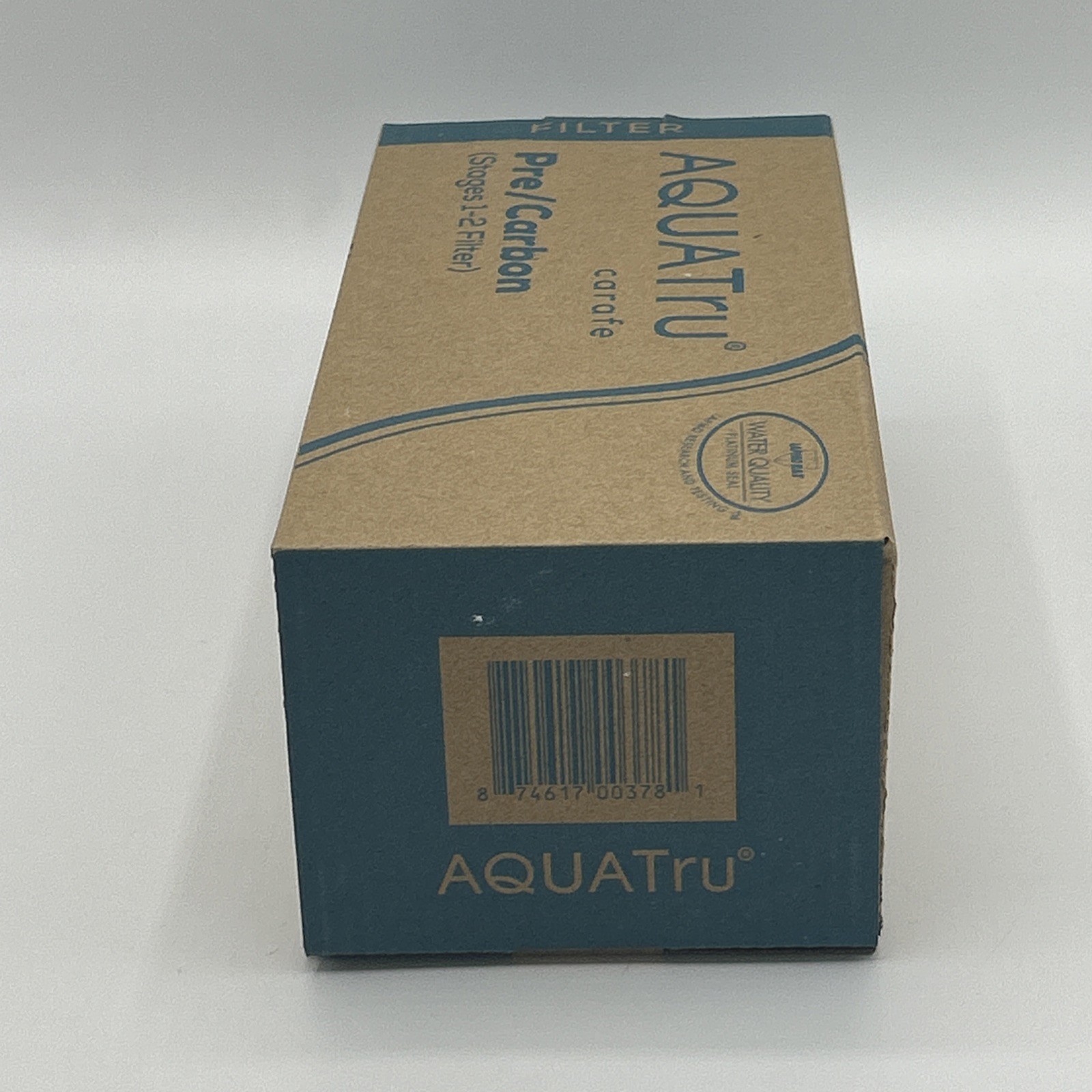 AQUA TRU Carafe AT100 2-Stage Pre/Carbon Filter Reduces Sand Silt Sediment New