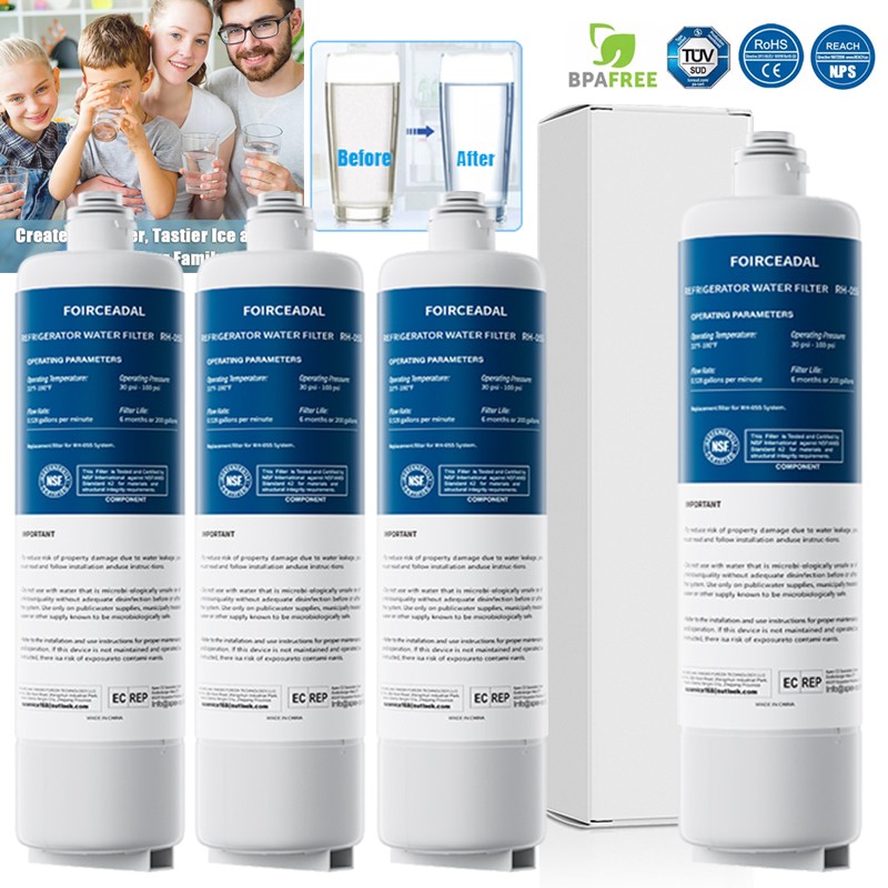 4x/2x For Bosch Ultra Clarity Pro BORPLFTR55 Refrigerator Water Filter WFC100MF