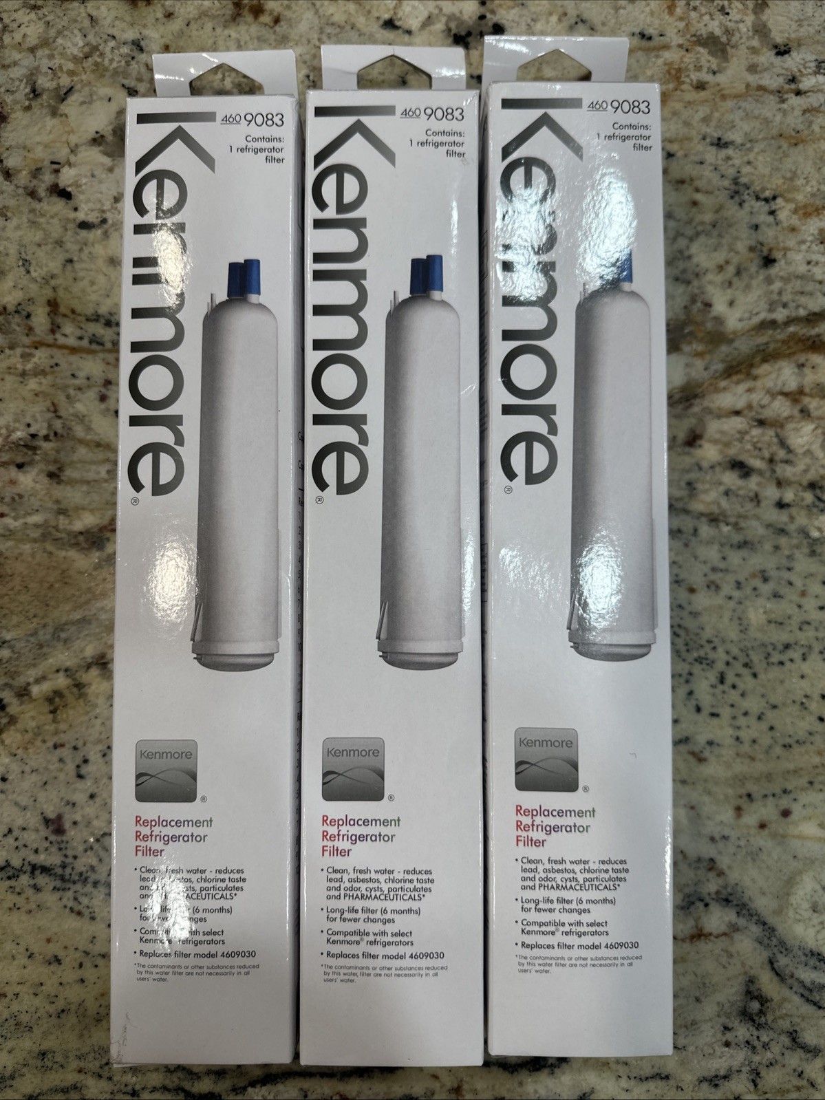 Value 3 Pack! Kenmore 9083 Replacement Refrigerator Cartridge Water Filter