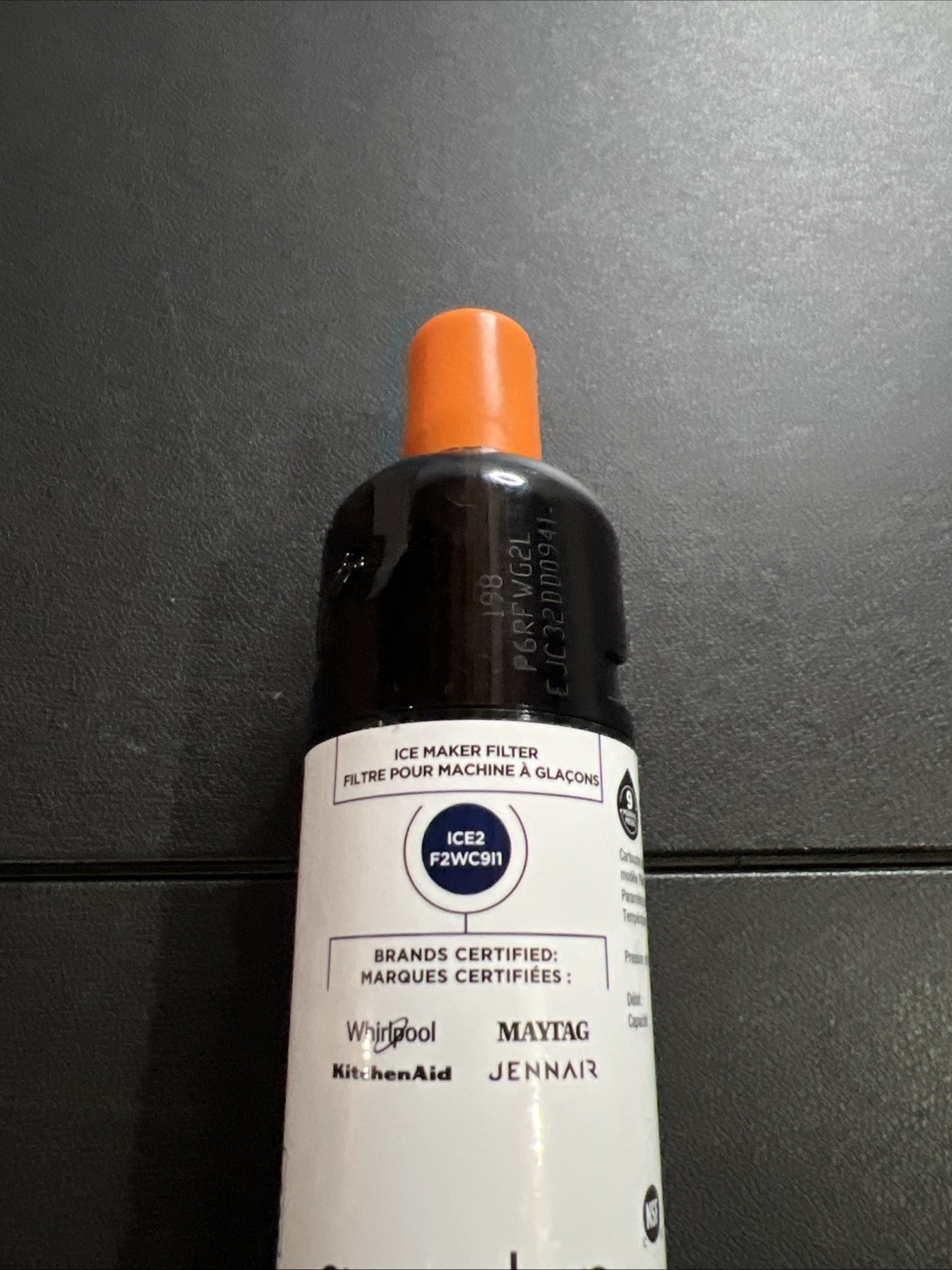 EveryDrop 2 Ice And Water Refrigerator Water Filter ΕDR2RXD1 White Orange