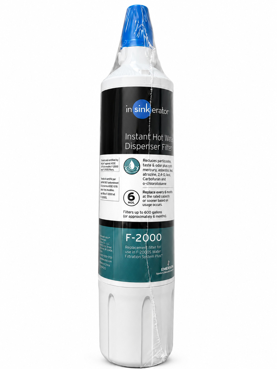 Insinkerator F-2000 Instant Hot Water Dispenser Filter Replacement Filter Plus