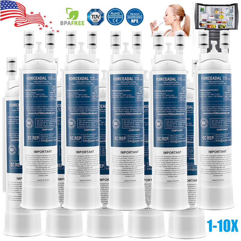 1/2/4/8/10 pack for Frigidaire FPPWFU01 PWF-1 Refrige PurePour Water Ice Filter
