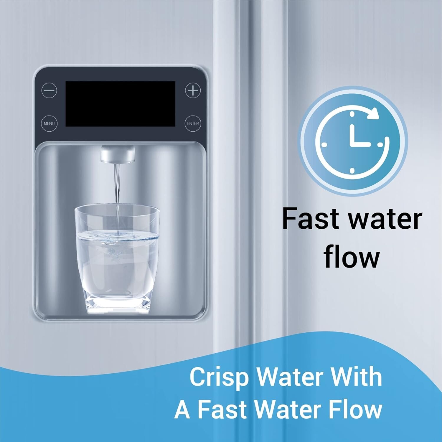 Filterlogic ADQ73613401 Refrigerator Water Filter, Replacement for LG®LT800P®(3)