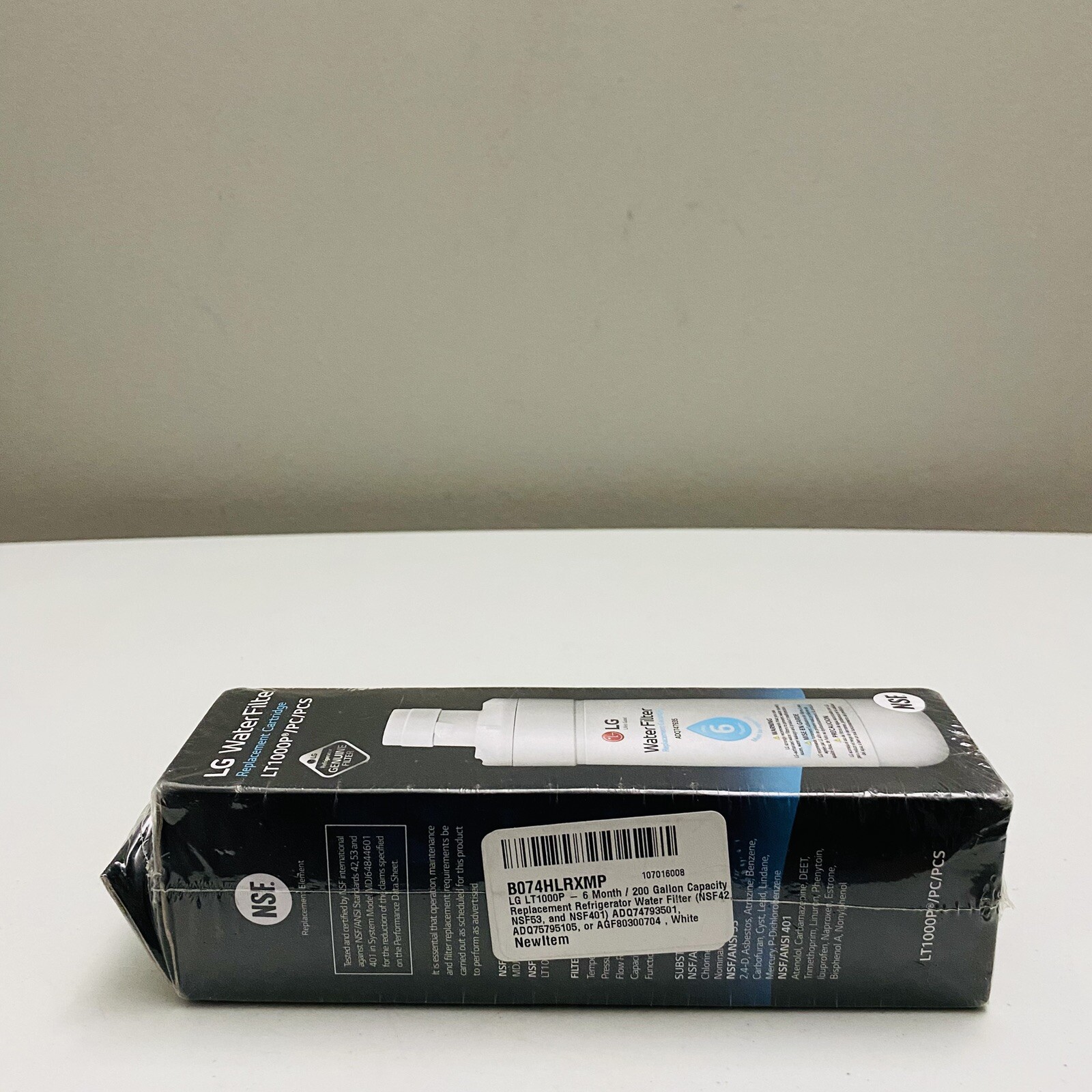 LG LT1000P 6 Month/200 Gal Capacity Water Filter Replacement Cartridge SEALED