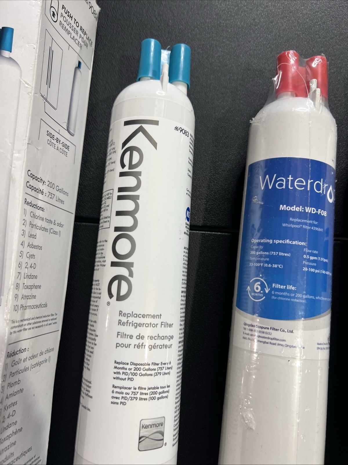 4609083 9083 9020 9030 Replacement Refrigerator Water Filter Fit Kenmore 5 Pack