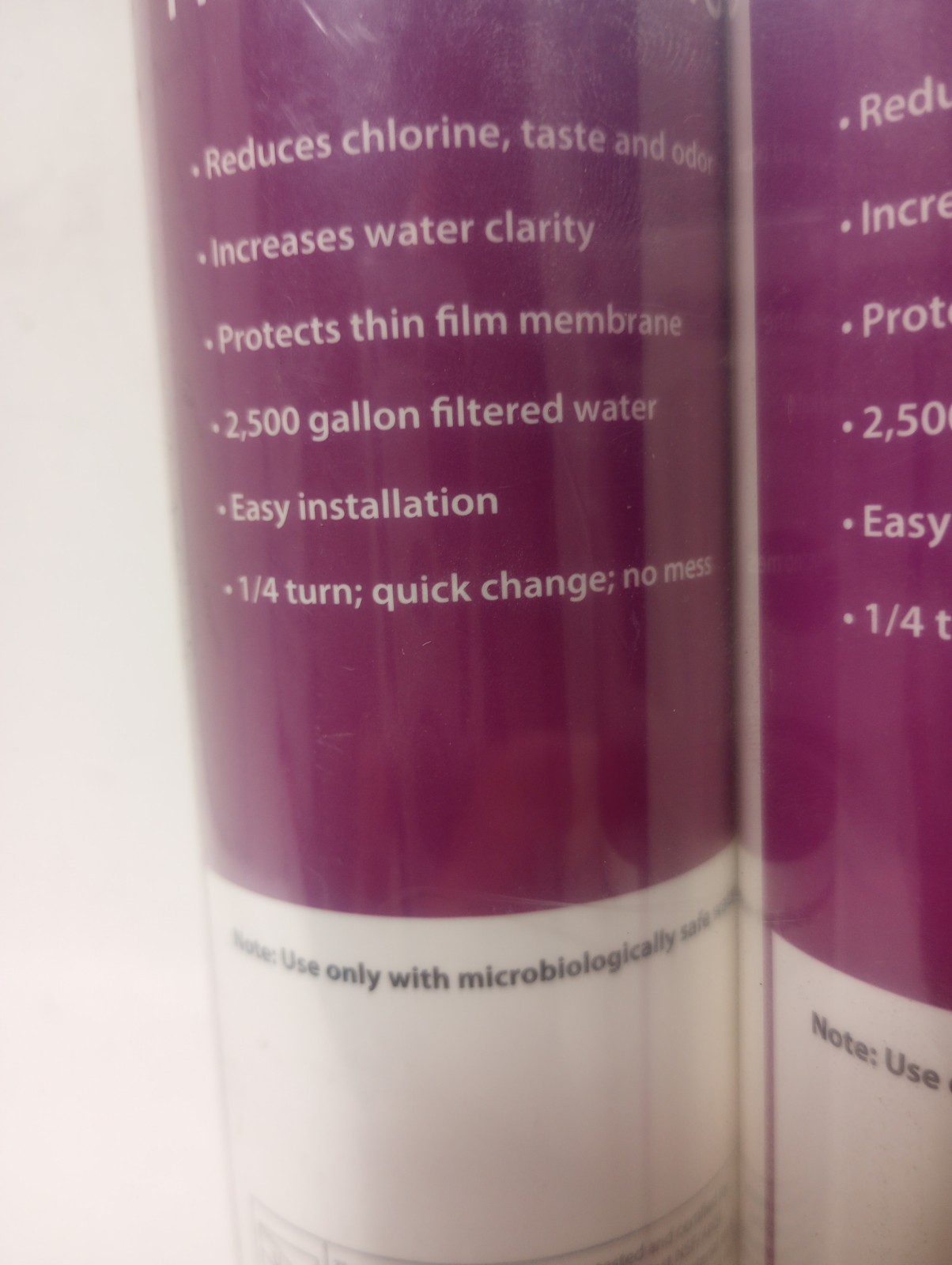 Pure Blue H2O 3-Stage RO Replacement Filter 3-Pack 1:1 System Sealed