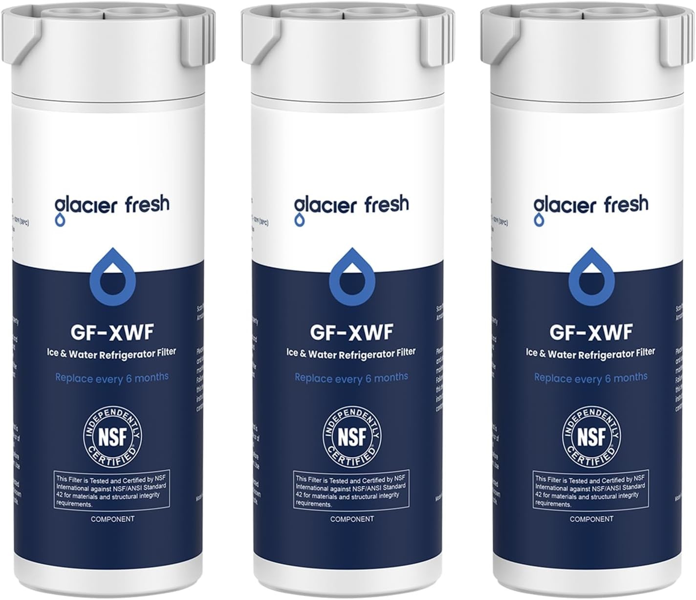 XWF Replacement for GE XWF Refrigerator Water Filter Pack of 3 (Not XWFE UNLESS)