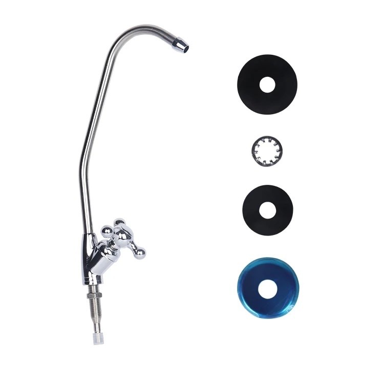 3 Stages Under Sink Drinking Water Filter System Faucet, waterline, fittings