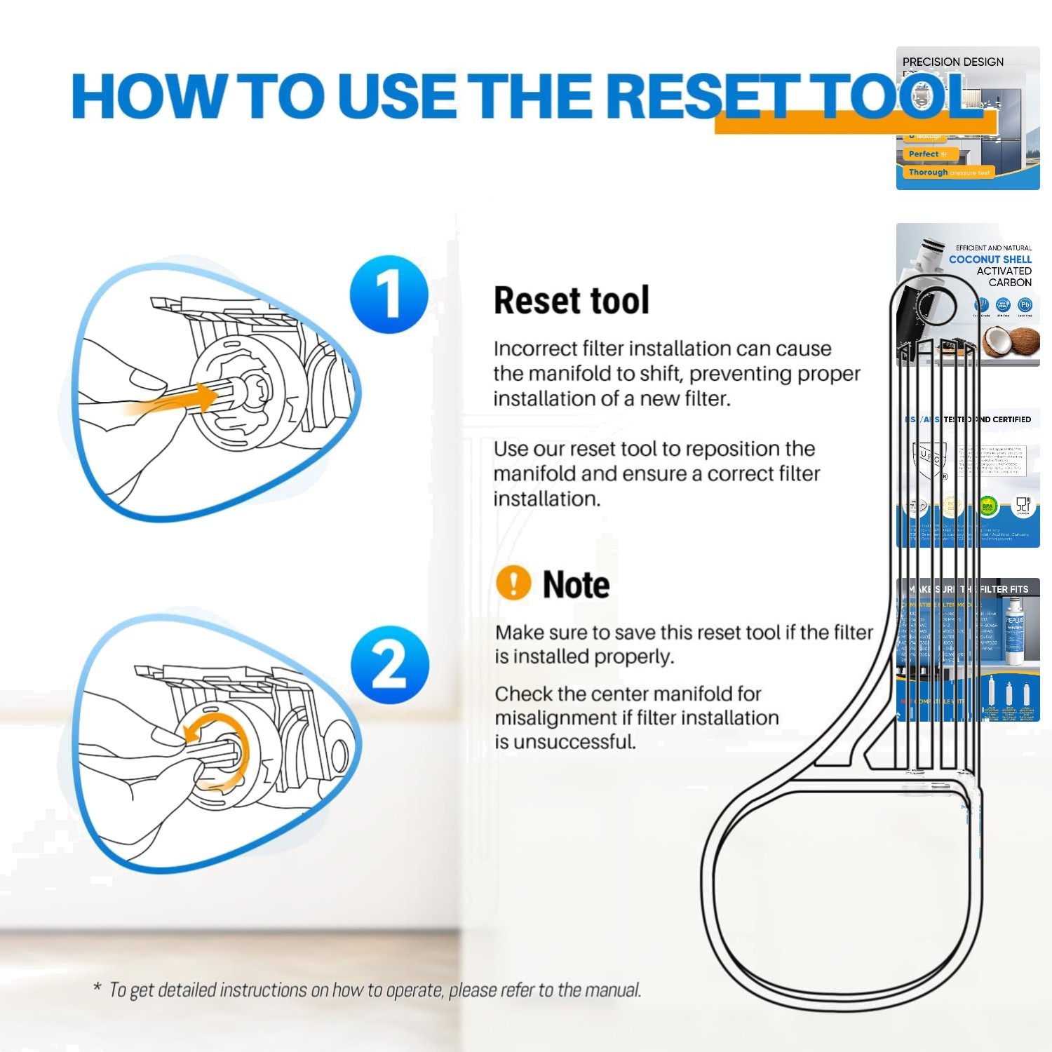 NSF Certified Replacement Filters for LG LT1000P & Kenmore – Taste Improvement