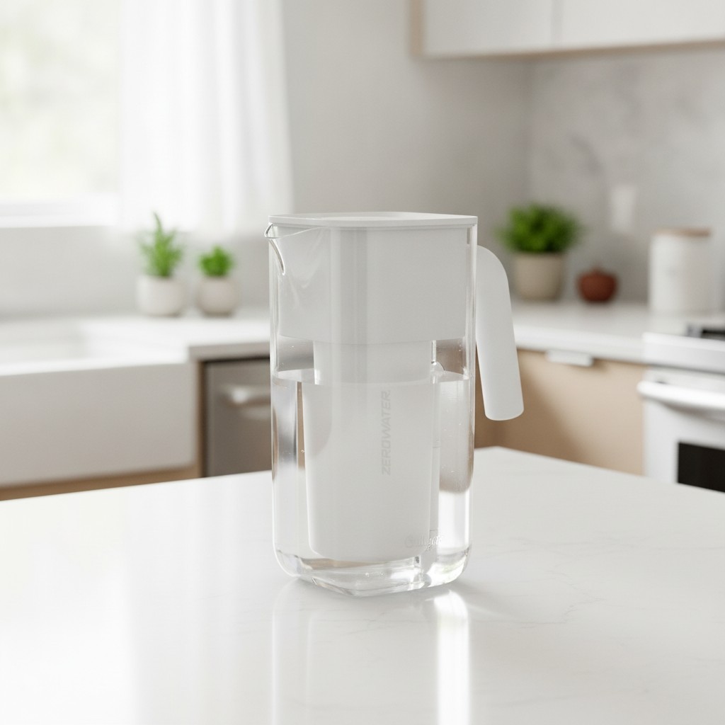 Eco-Friendly ZeroWater Pitcher – 5-Stage Filtration with Built-In TDS Tester