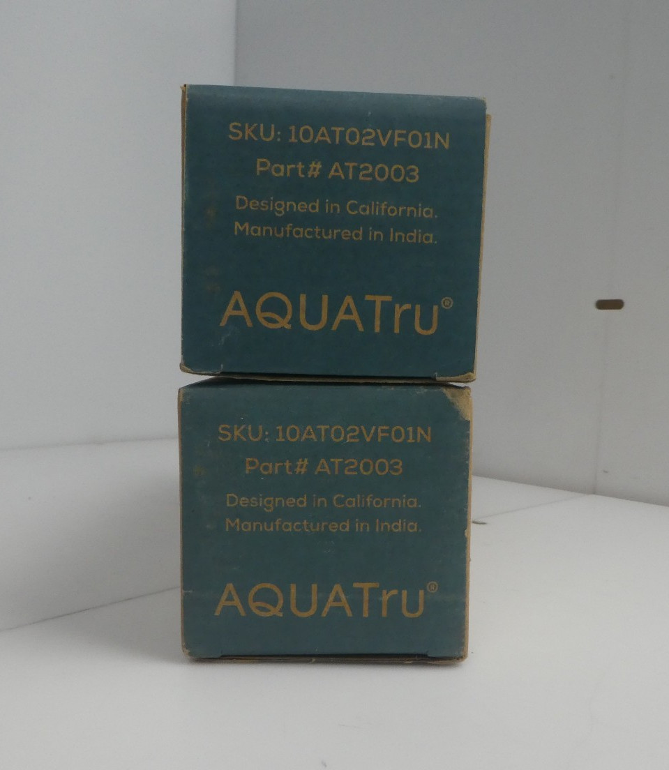 Lot of 2 AquaTru Classic VOC Carbon Stage 4 Filter