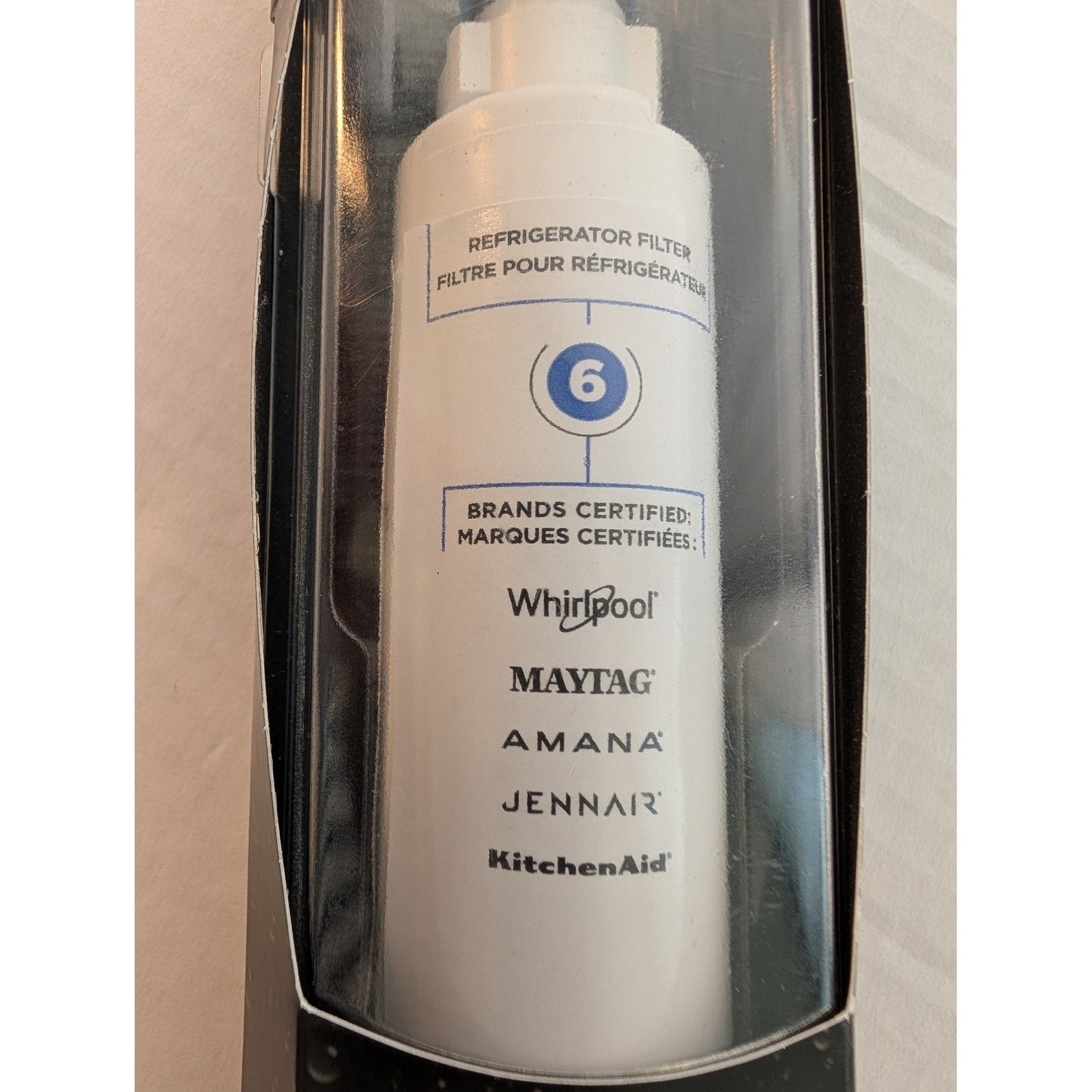 Every Drop Refrigerator Water Filter 6 White EDR6D1 PUR Filtration New Unopened
