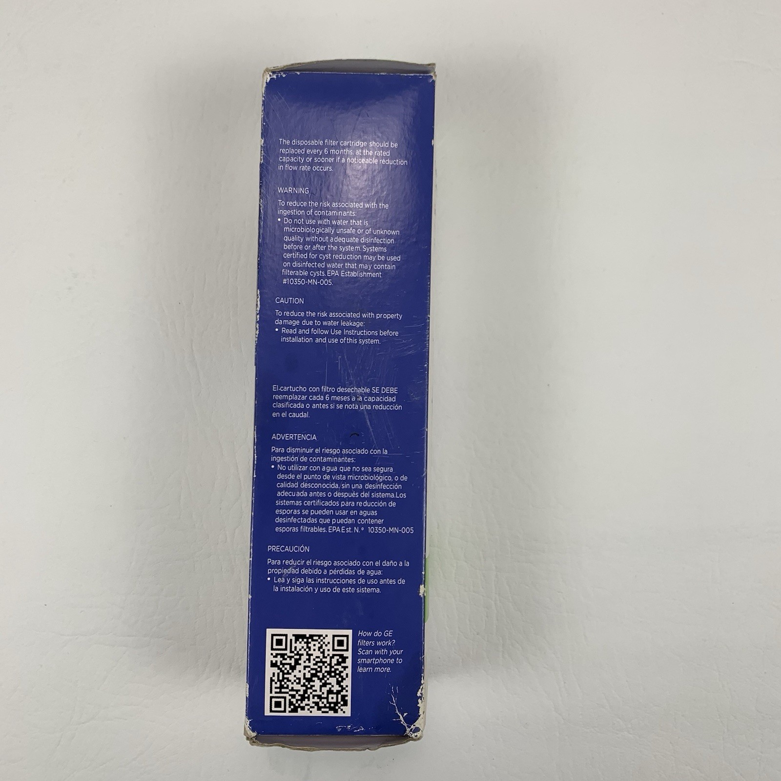 GE SmartWater Refrigerator Filter MSWF Replacement Cartridge 1 Count