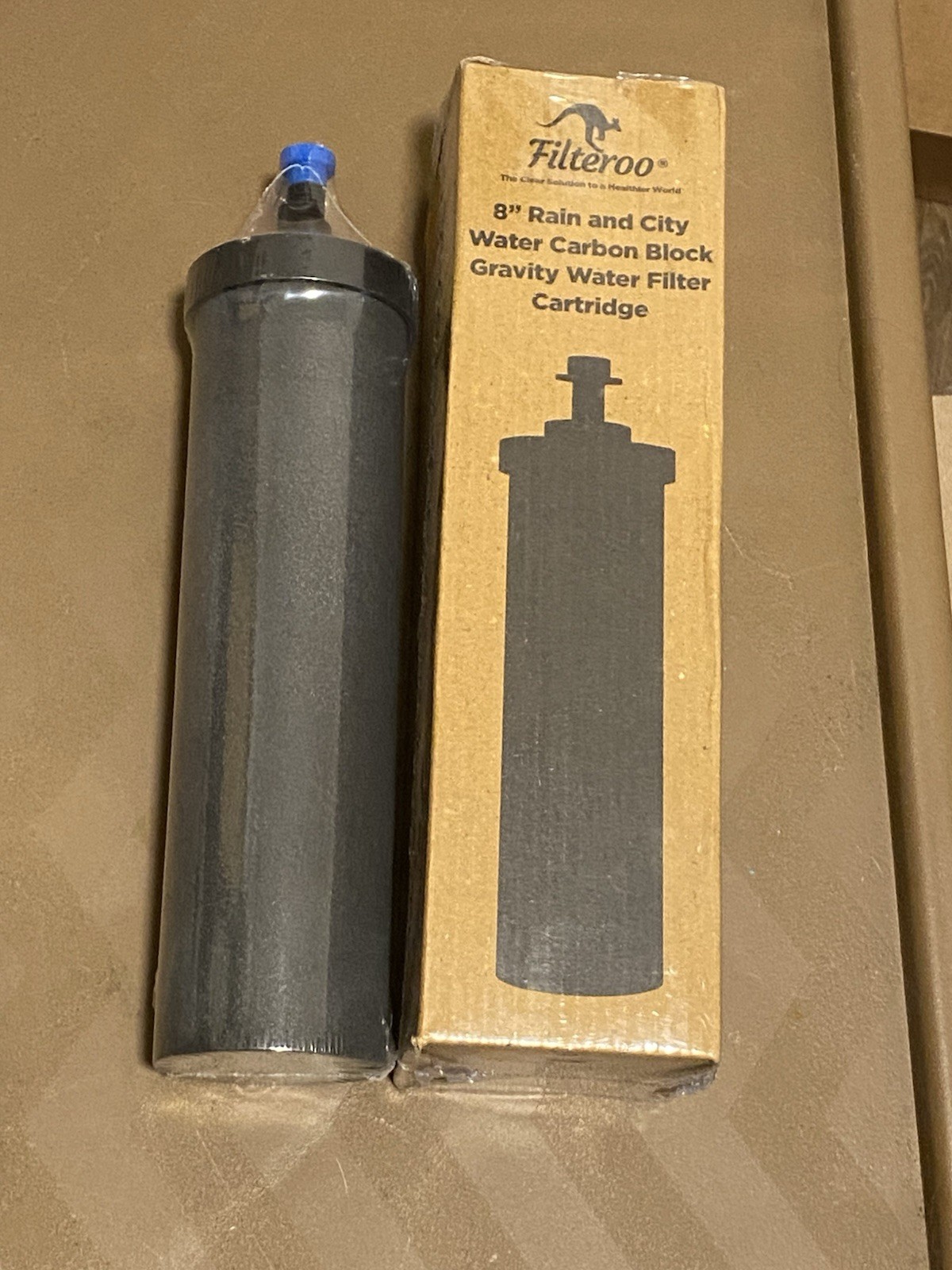 Superior Australia Filteroo 8″ Gravity Water Carbon Filter Fits Doulton & Berkey
