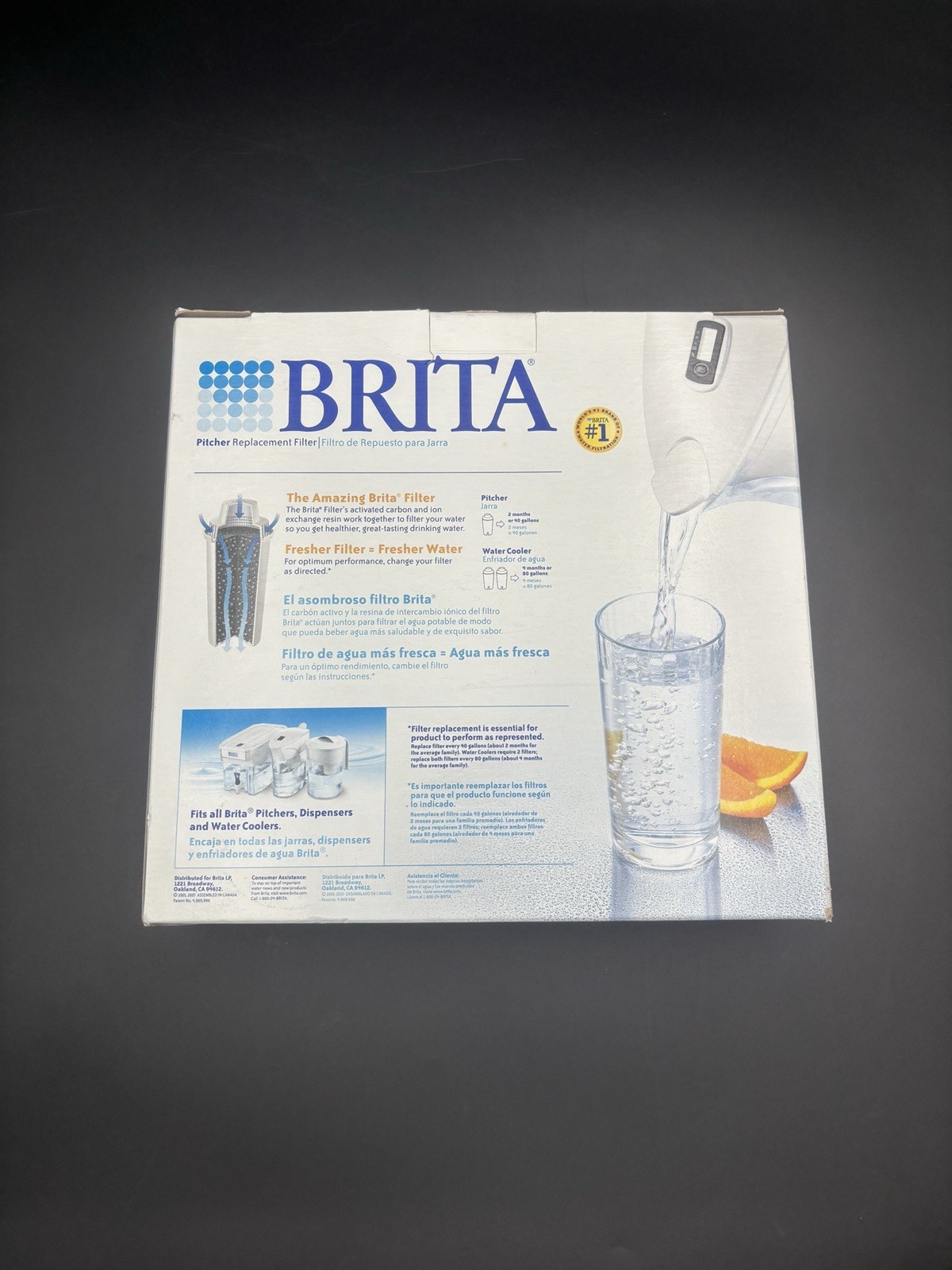 Pack of 10 New Brita Standard Replacement Pitcher Filters sealed