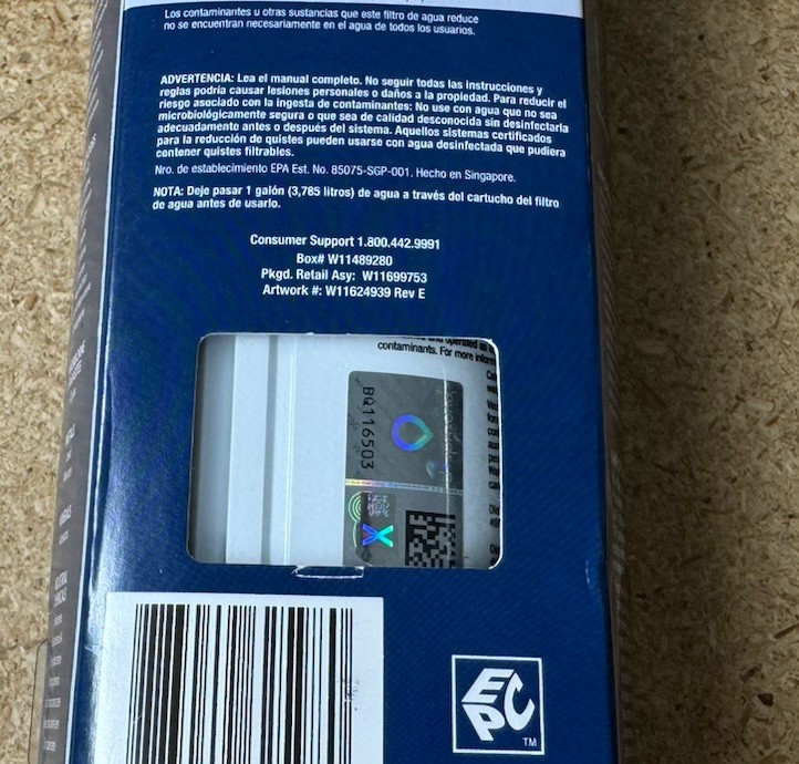 Everydrop by Whirlpool EDRARXD1 Refrigerator Water Filter A – Genuine OEM Ice &