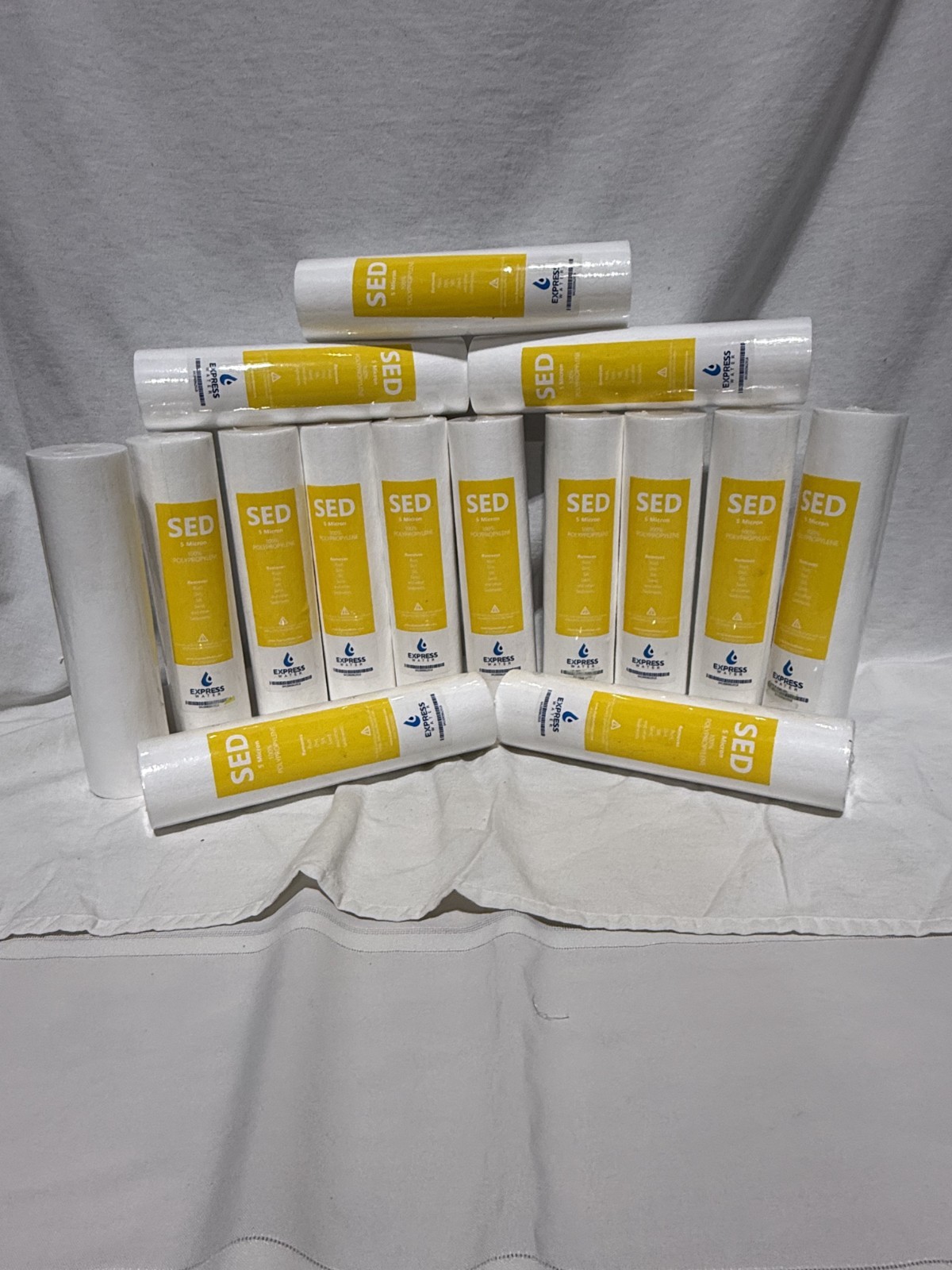 Express Water 5 Micron 10in Sediment Water Filter Cartridges 16 Pack FLTSED0501