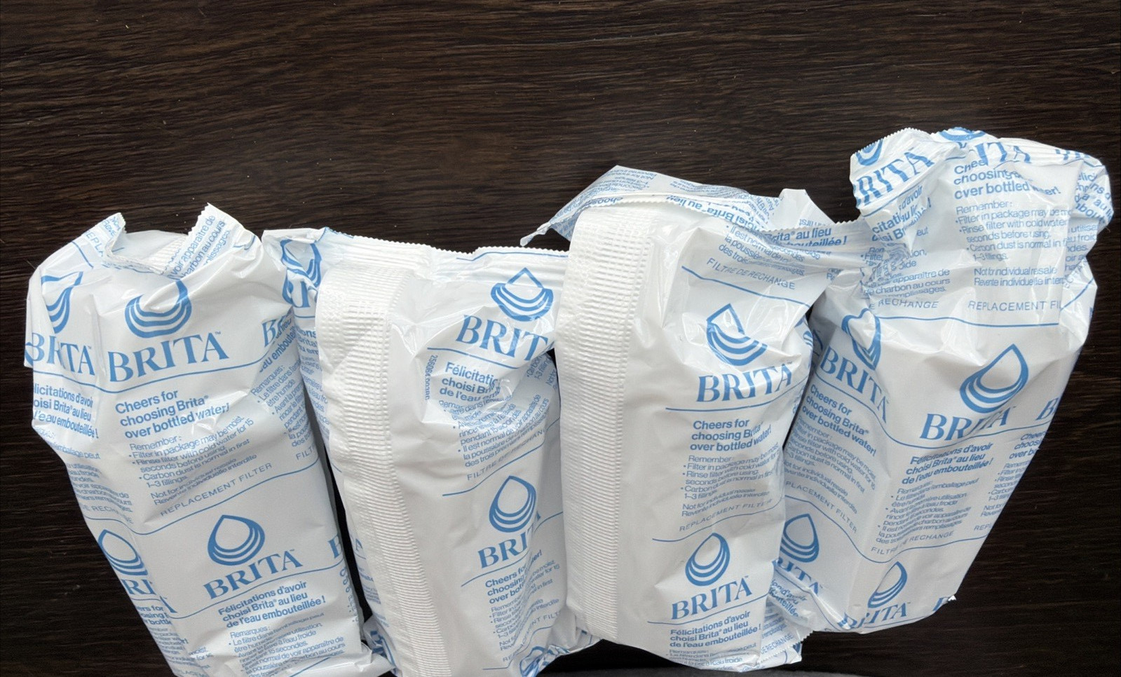 Brita Standard Pitcher & Dispenser Replacement Water Filters, Model OB03, 4pack