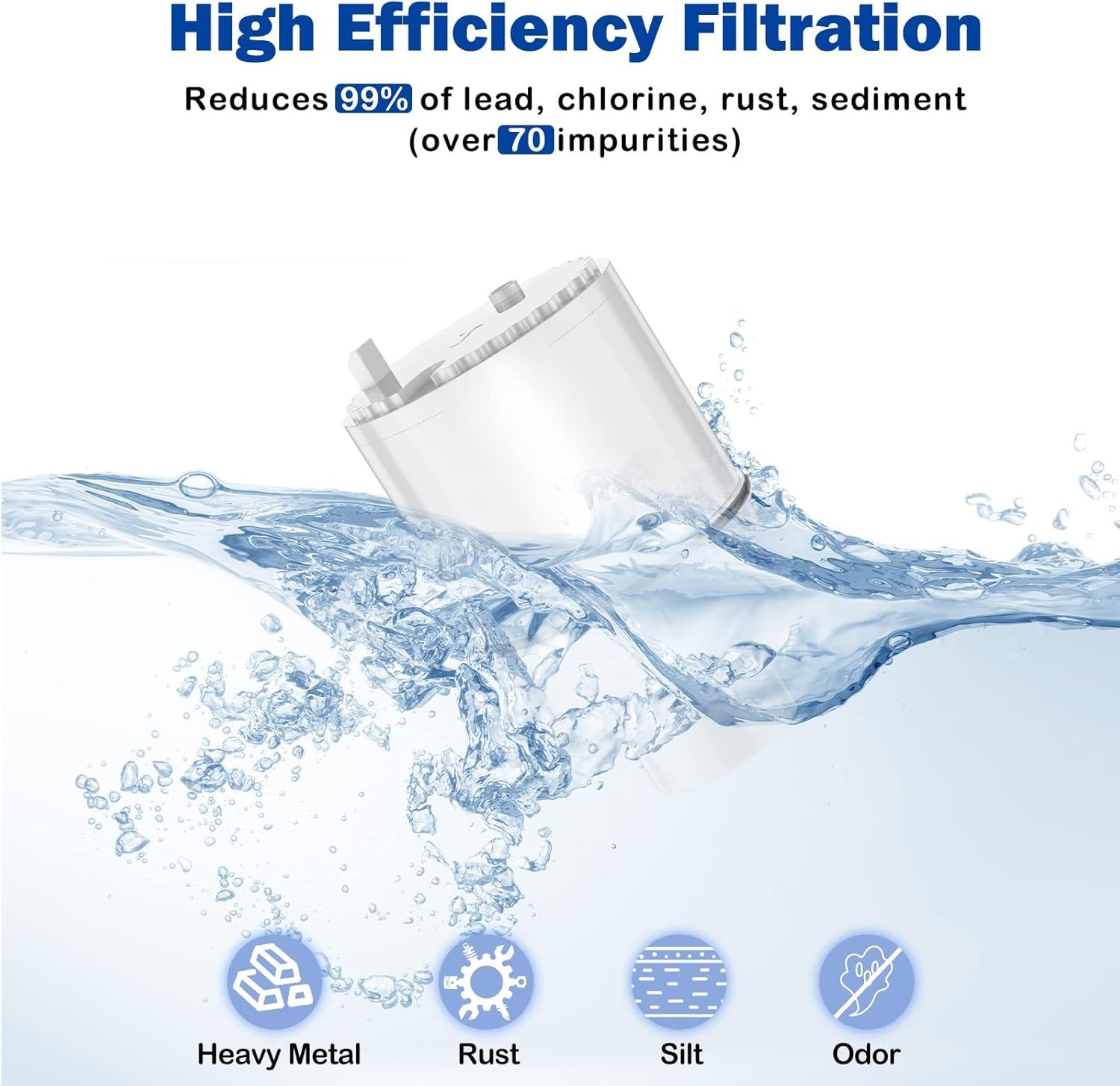 3 Count Advanced PUR Water Filters – Eliminate 70+ Contaminants Efficiently
