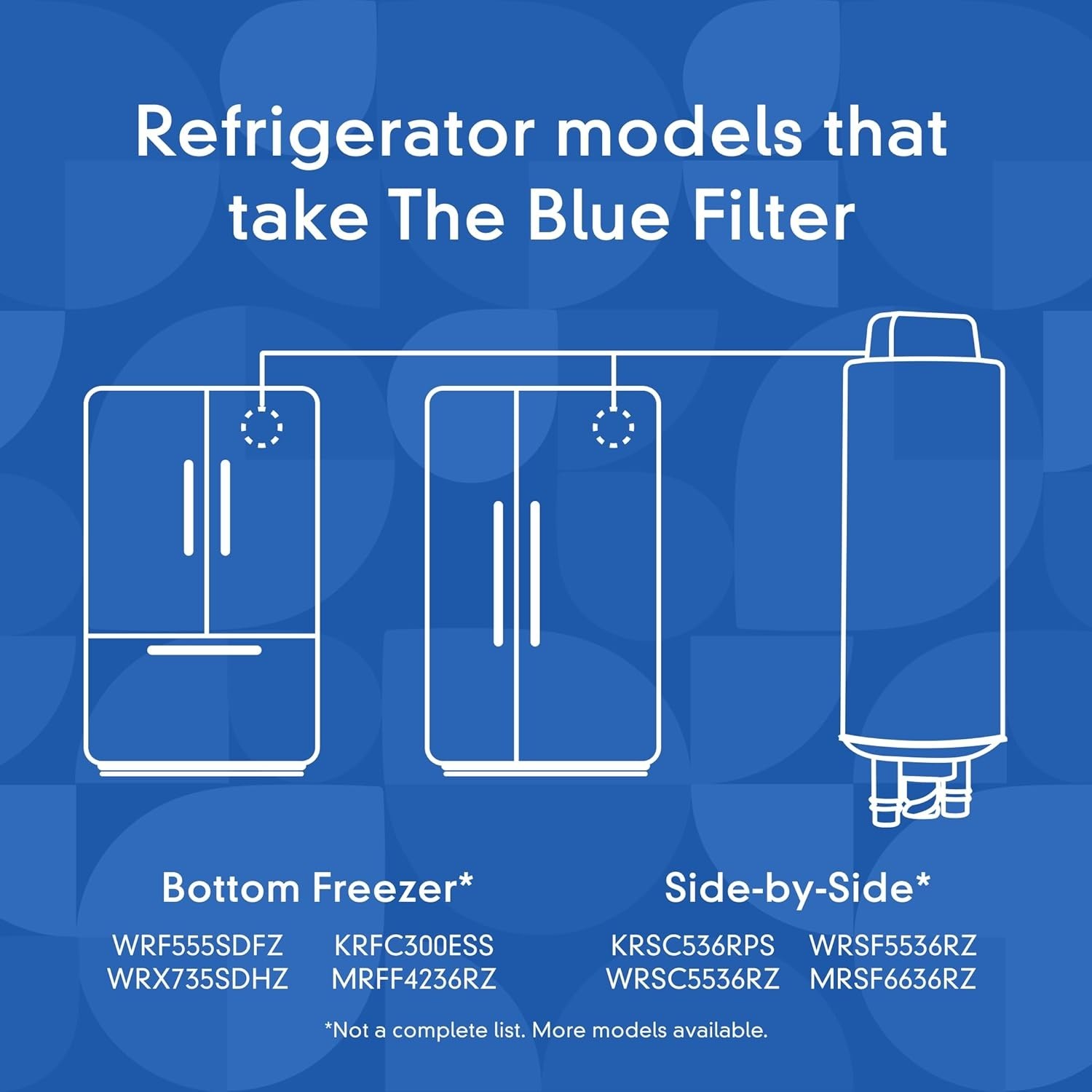 Refrigerator Water Filter A EDRARXD1, Single Pack Compatible with Everydrop