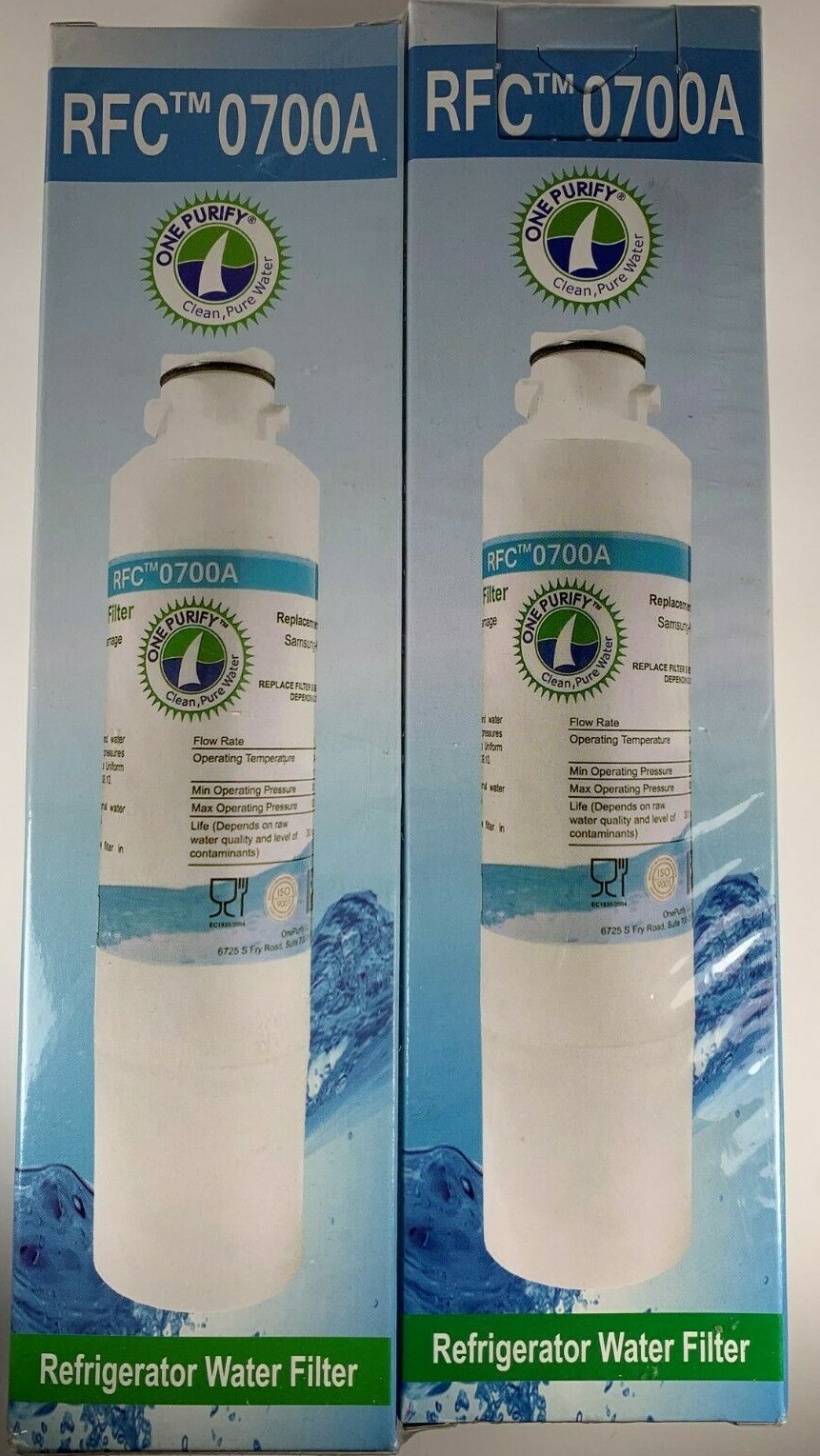 Samsung Refrigerator Water Filter Set New Fits Kenmore See Description for list