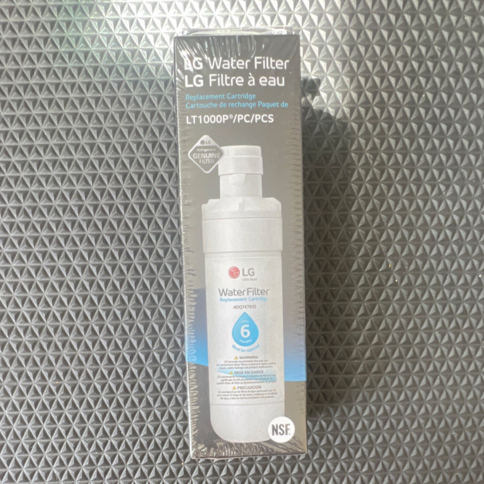 LG LT1000P Water Filter Replacement Cartridge 6-Stages 200 gal Chlorine Removal