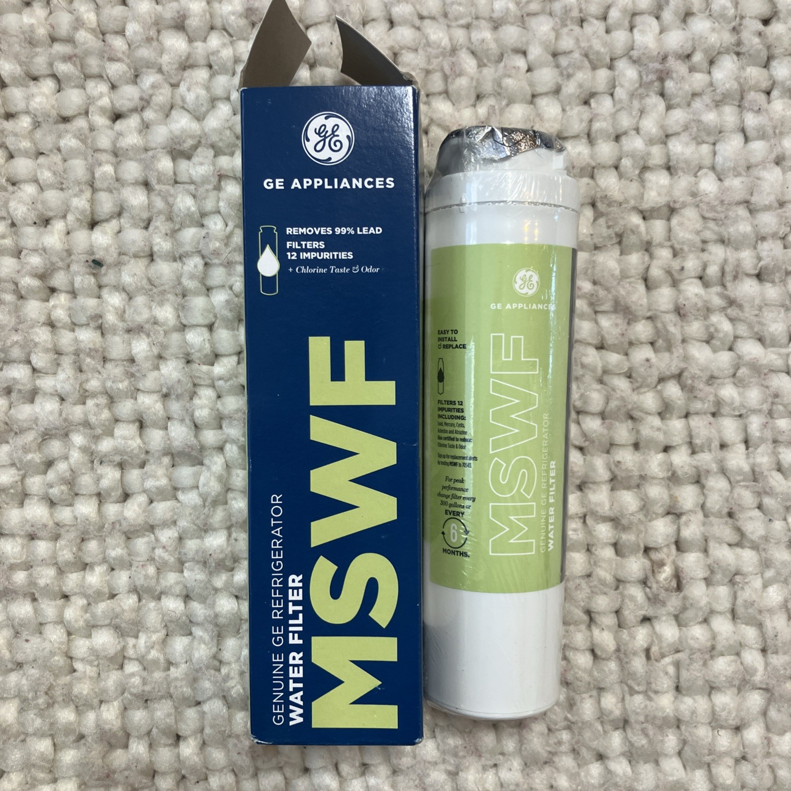 GE MSWF Refrigerator Smartwater Water Filter Cartridge