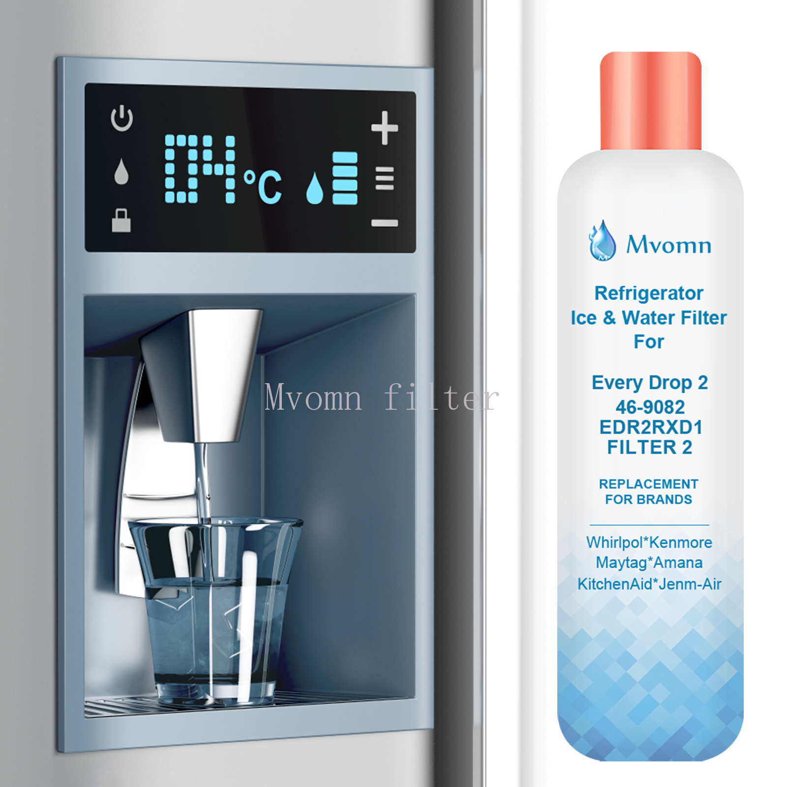 1 Pack Kenmore 9082 Replacement Refrigerator Water Filter for 469082 9903
