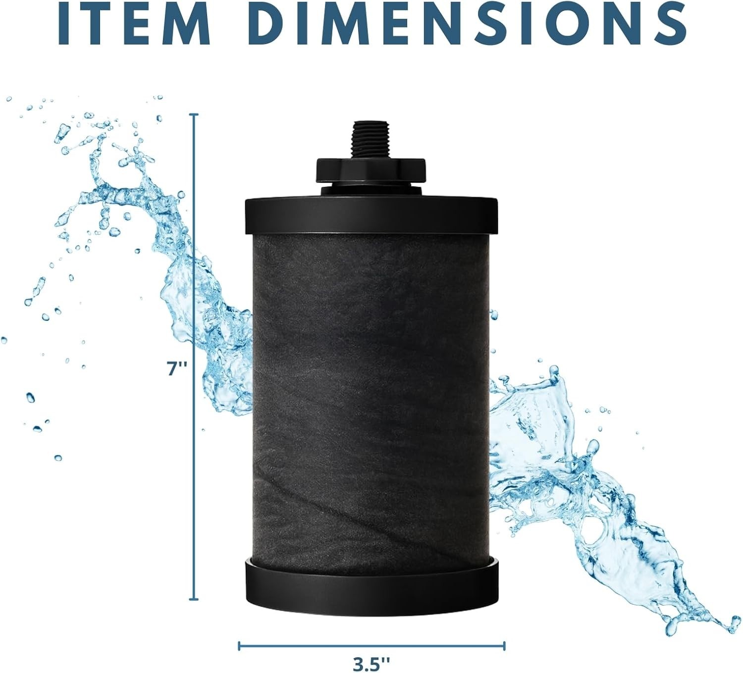 2387 Alexapure Pro Genuine Filter Replacement 2 Filter Pack, Black